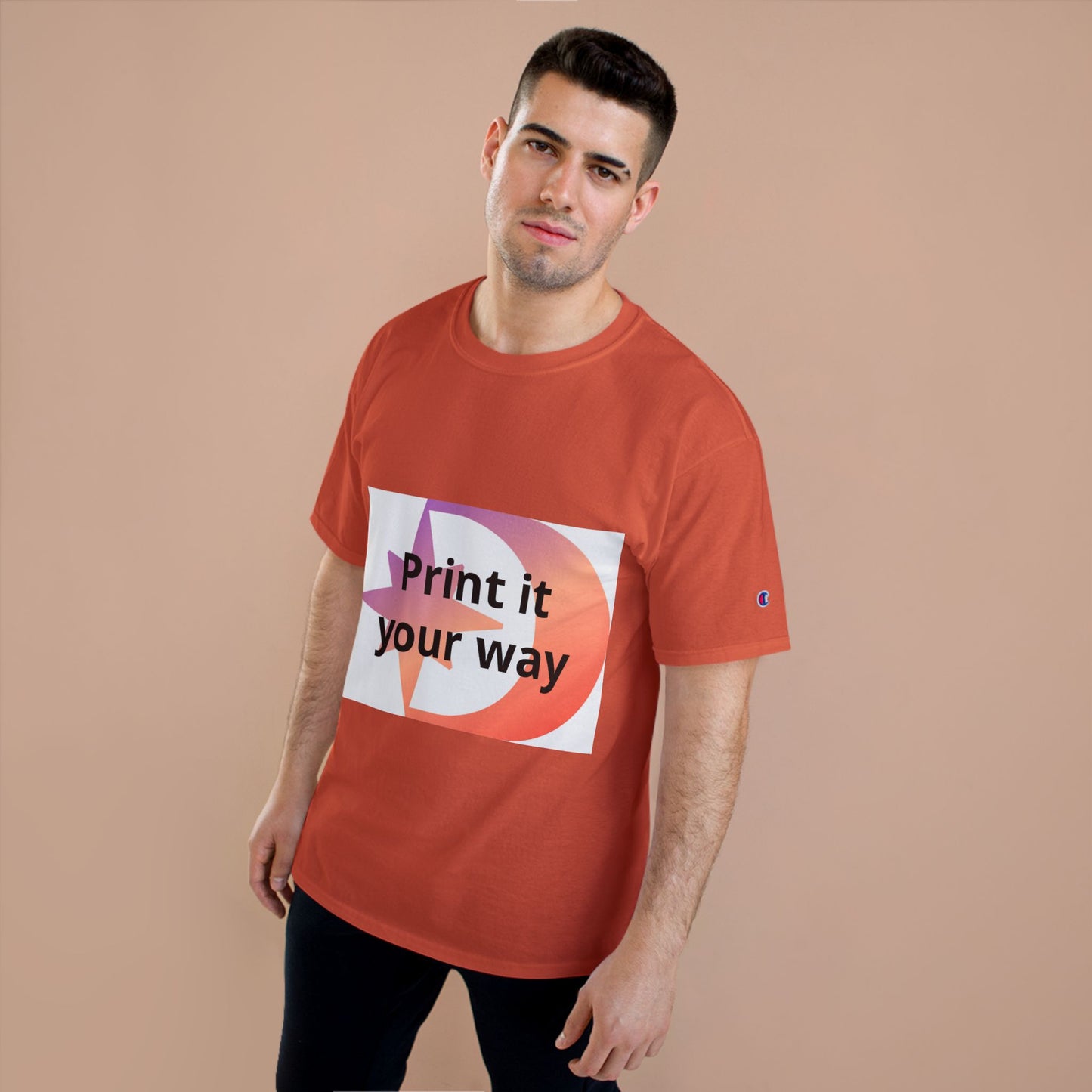 Champion T-Shirt — Customizable Logo Tee