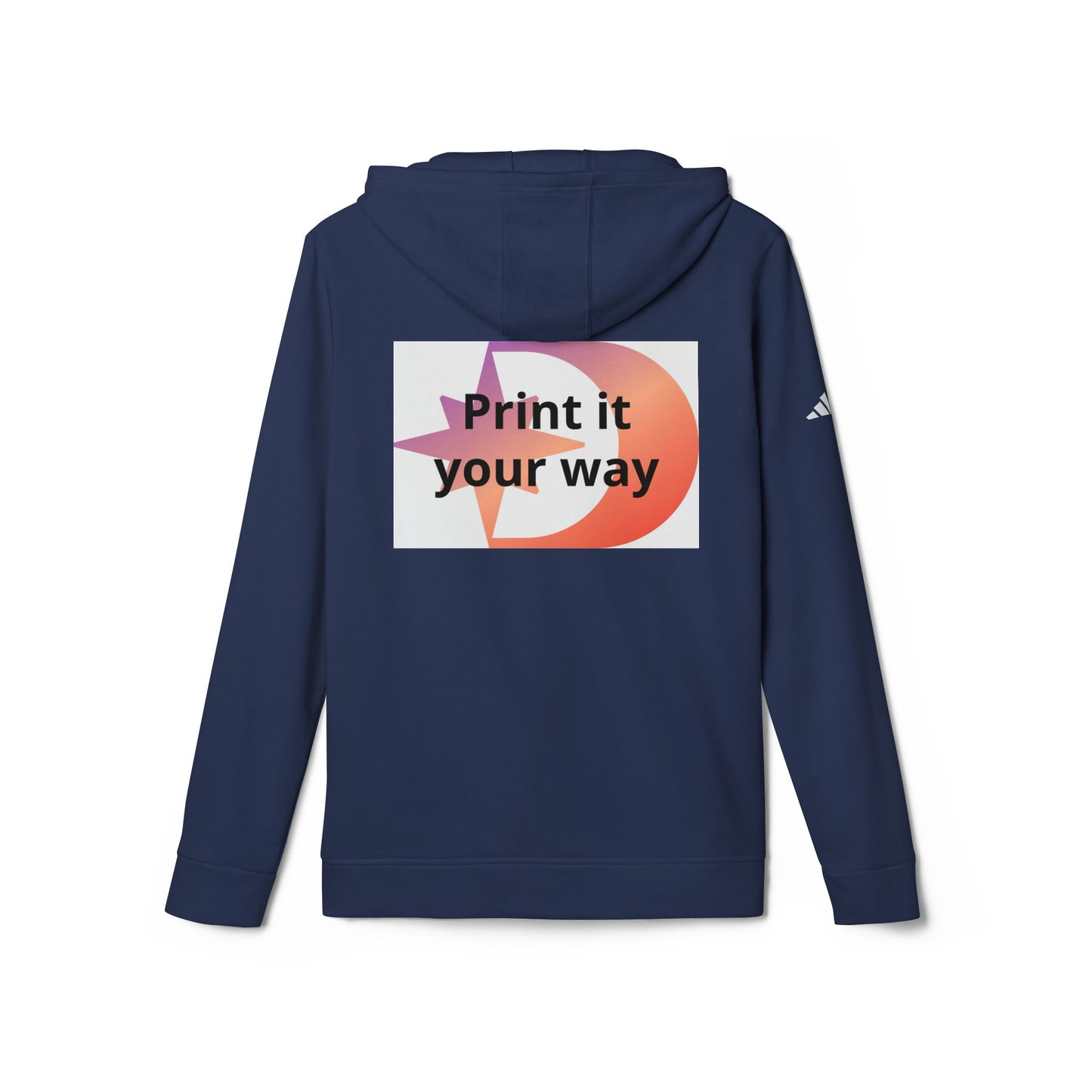 Adidas Minimalist Customizable White Hoodie