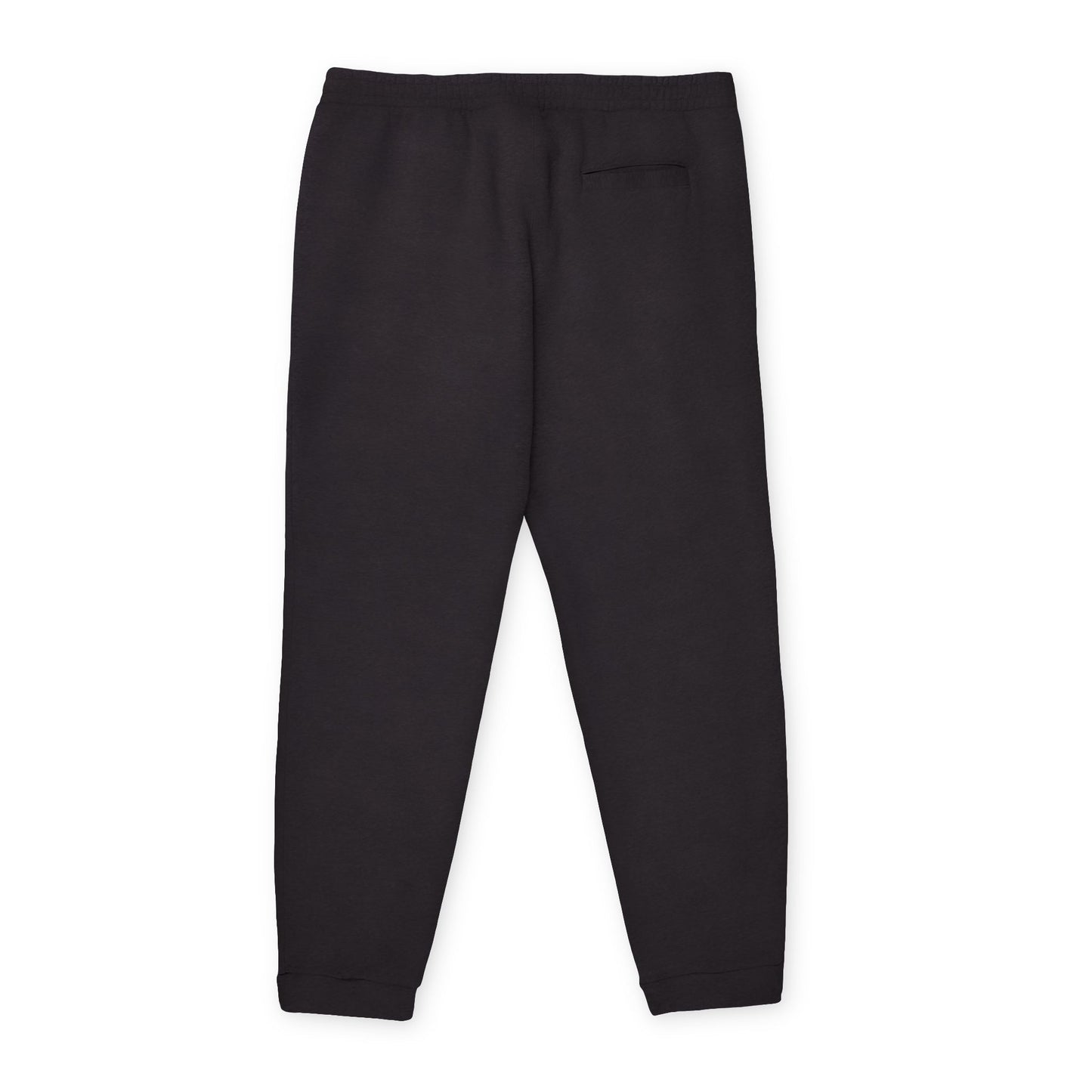 Adidas Joggers — Charcoal Fleece Sweatpants with Colorful Patch Logo