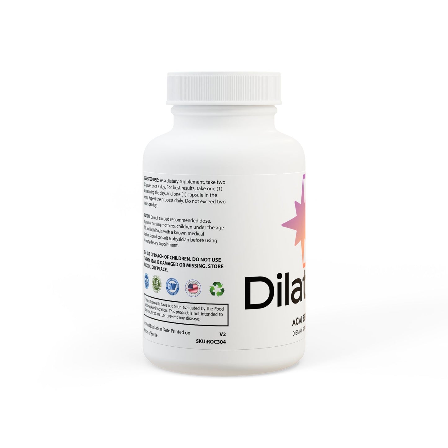 Dilatancy Acai Berry Complex Supplement (60 Capsules)