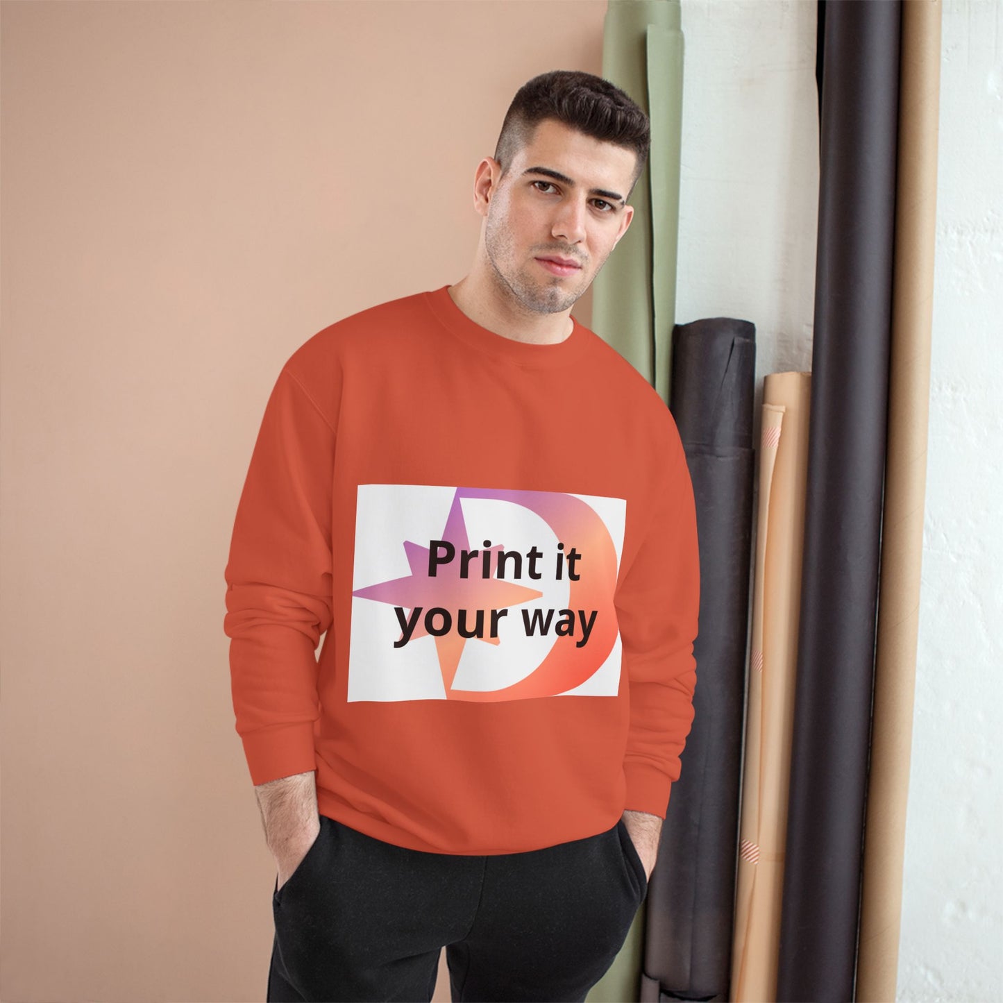 Champion Sweatshirt Customizable Sweatshirt