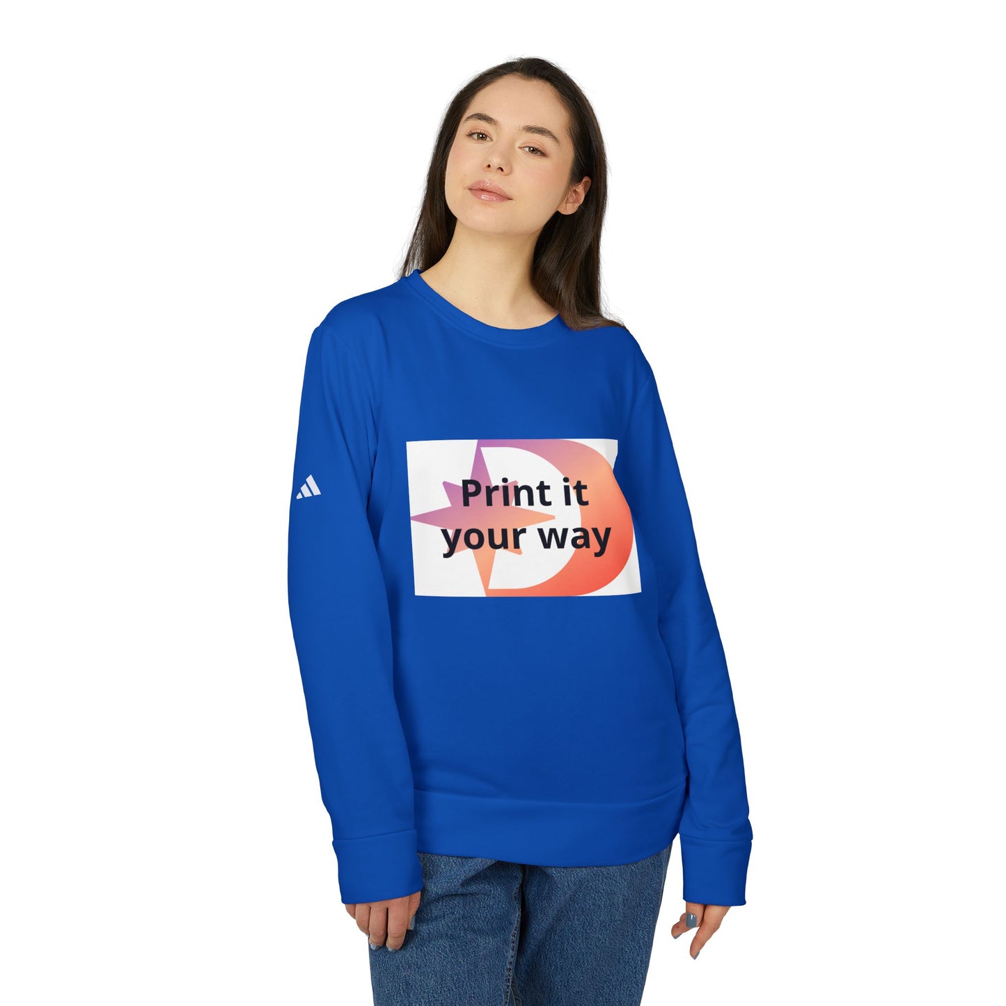 Adidas Customizable Crewneck Sweatshirt