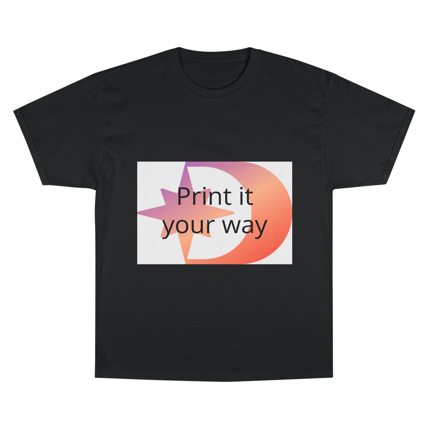 Champion T-Shirt — Customizable Logo Tee