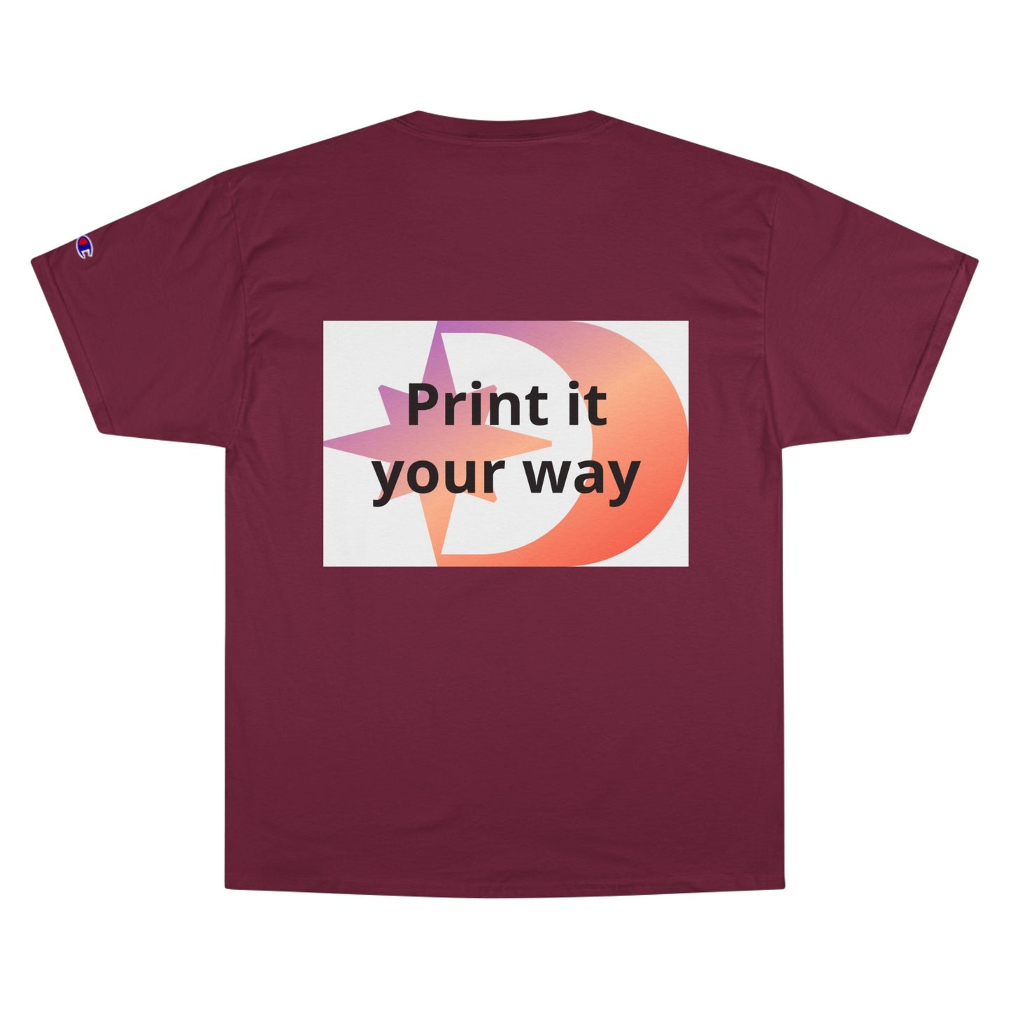 Champion T-Shirt — Customizable Logo Tee