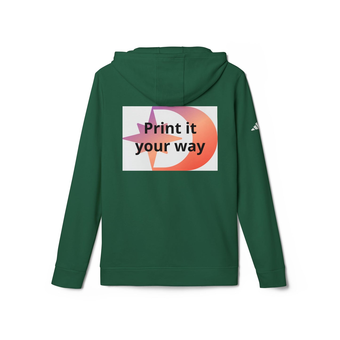 Adidas Minimalist Customizable White Hoodie