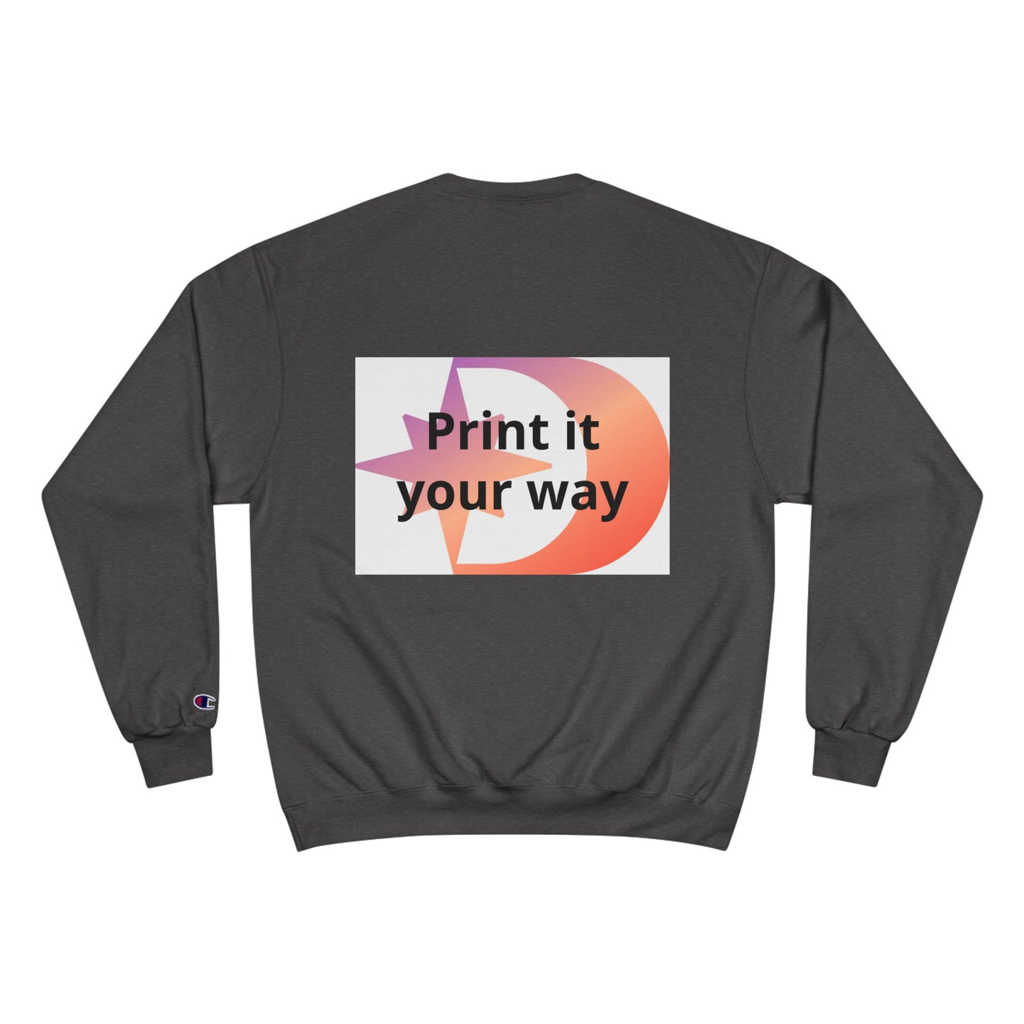 Champion Sweatshirt Customizable Sweatshirt