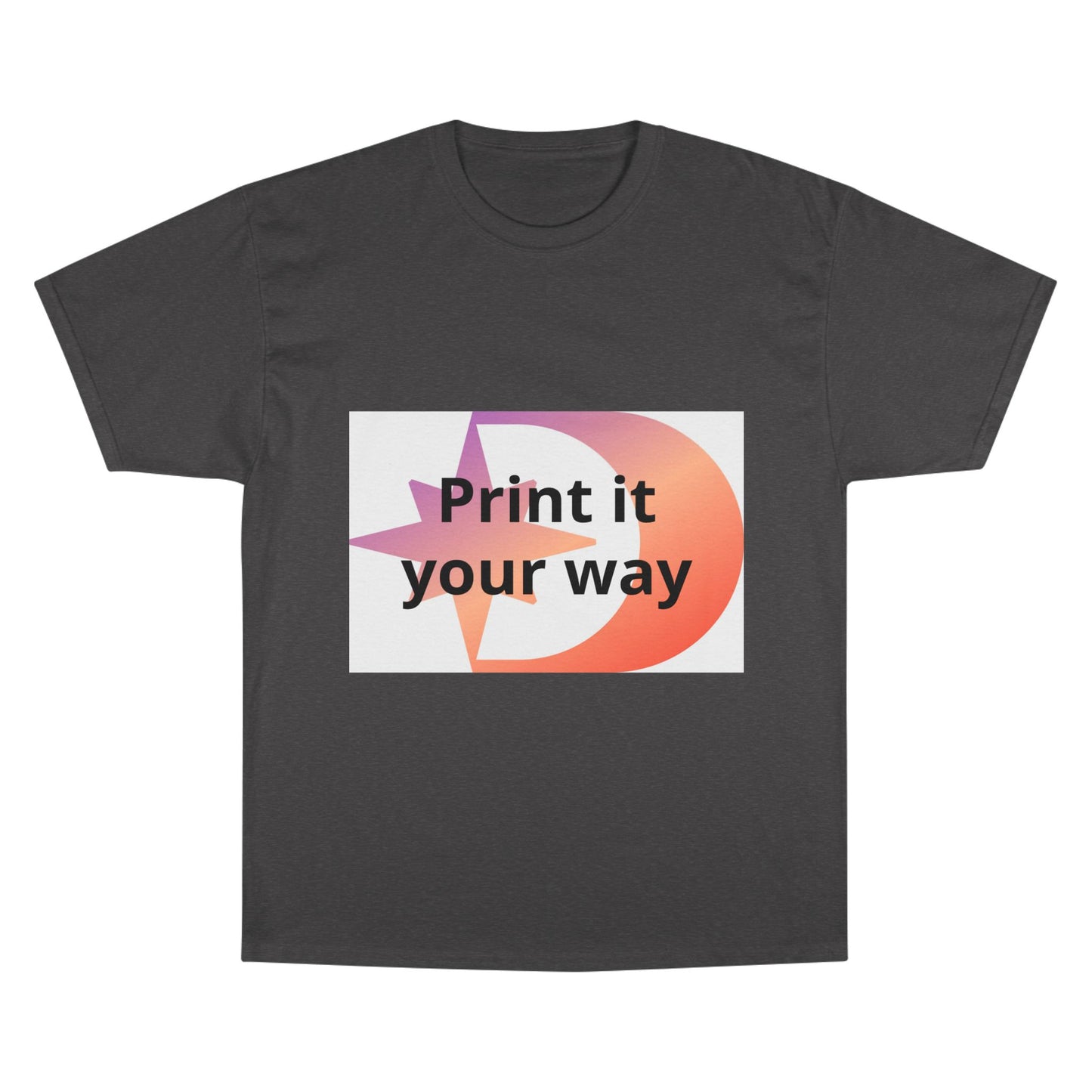 Champion T-Shirt — Customizable Logo Tee