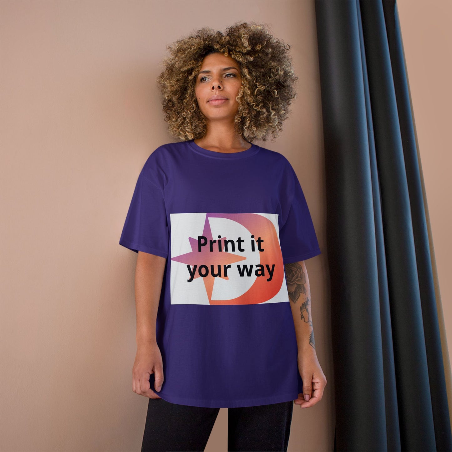 Champion T-Shirt — Customizable Logo Tee