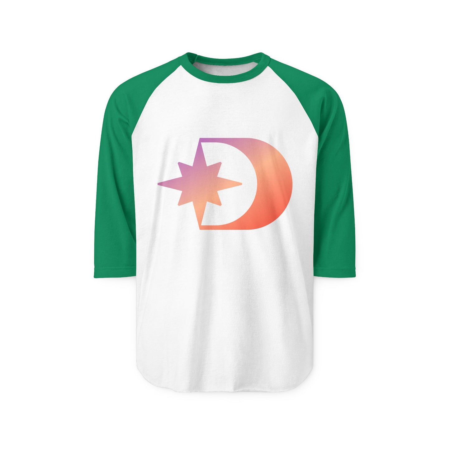 Customizable Unisex Three-Quarter Sleeve Raglan Shirt