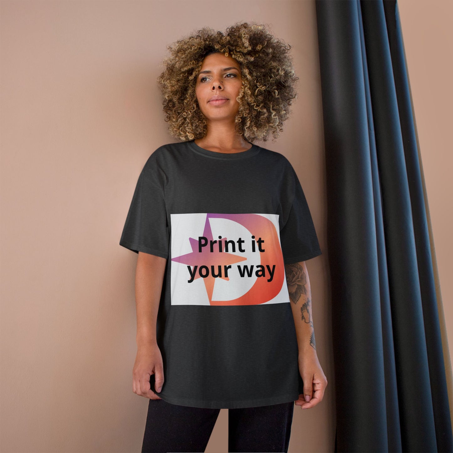 Champion T-Shirt — Customizable Logo Tee