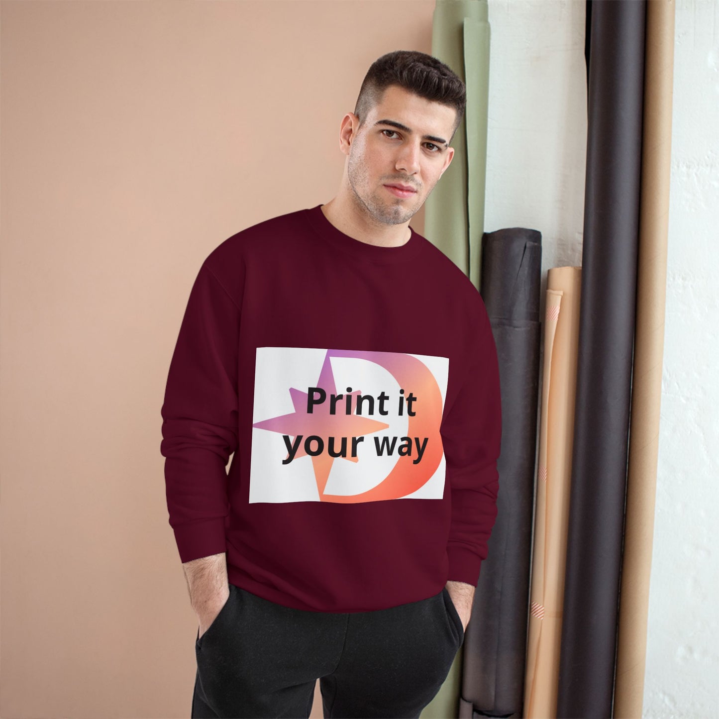 Champion Sweatshirt Customizable Sweatshirt