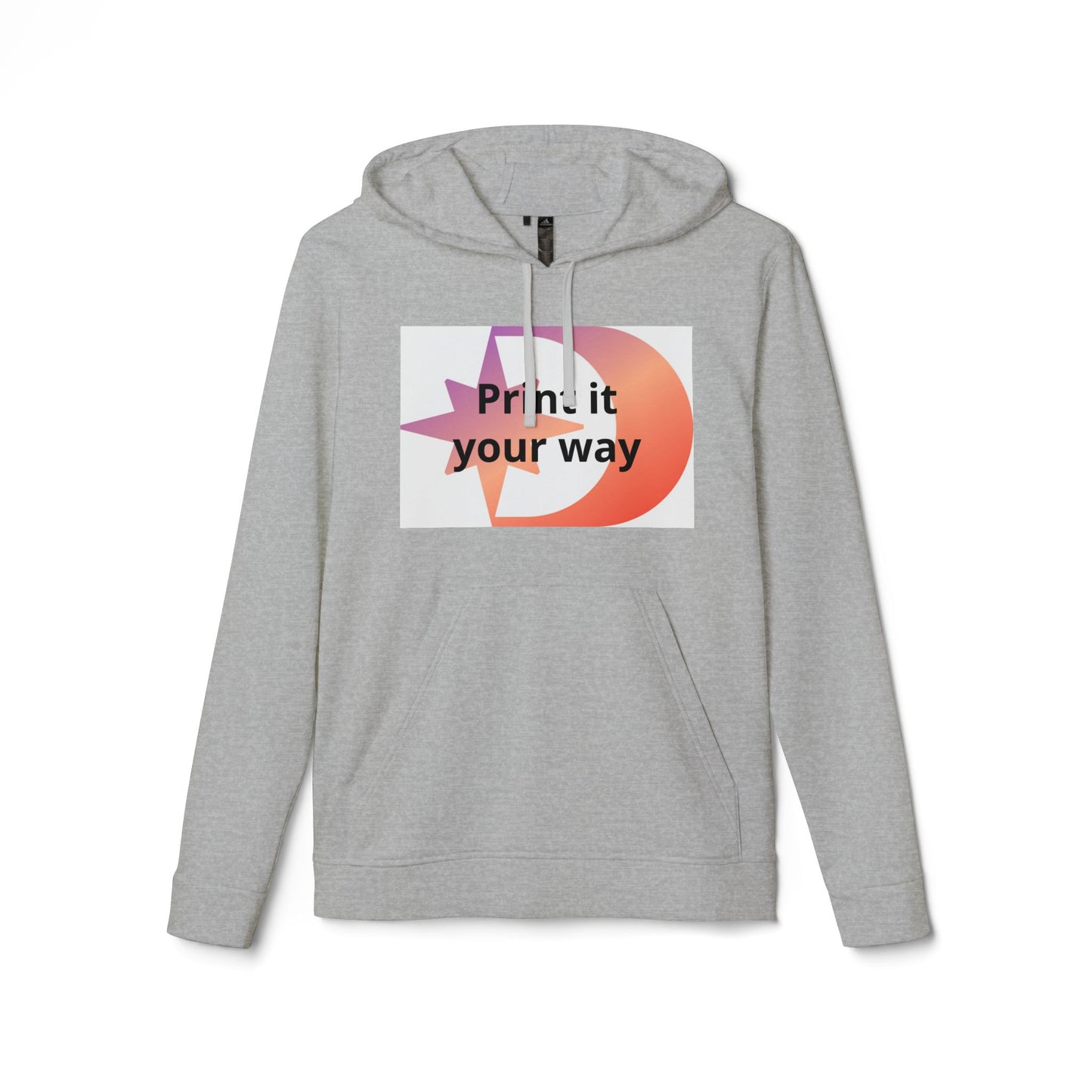 Adidas Minimalist Customizable White Hoodie