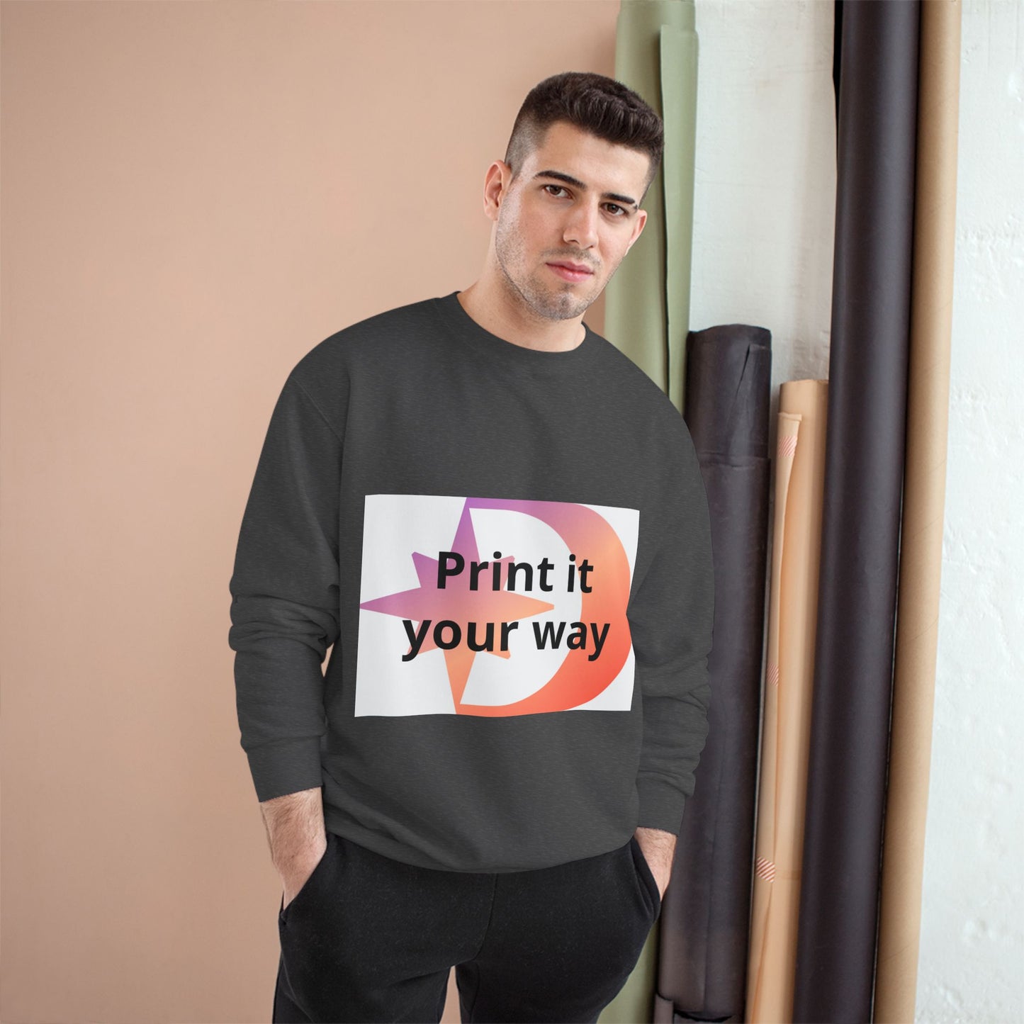Champion Sweatshirt Customizable Sweatshirt