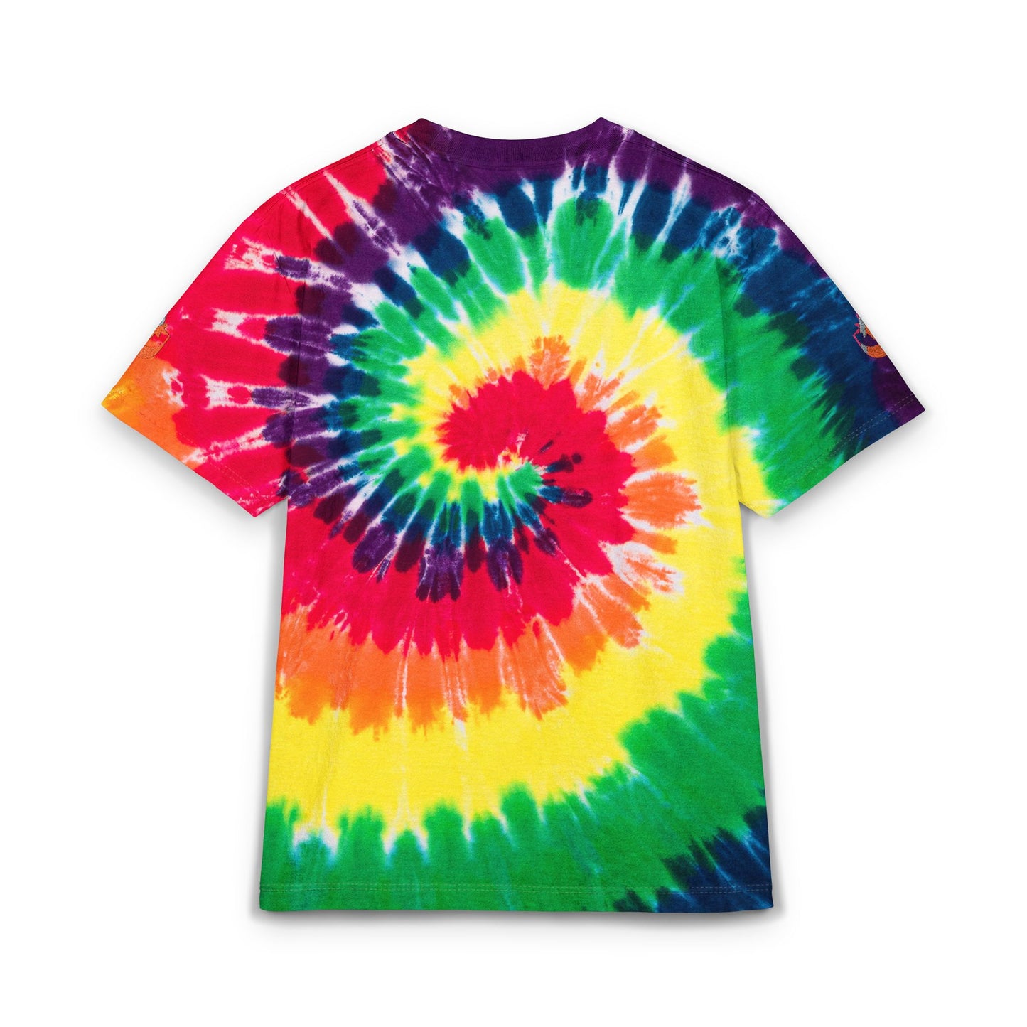Customizable Tie-Dye T-Shirt Embroidered Oversized Shirt