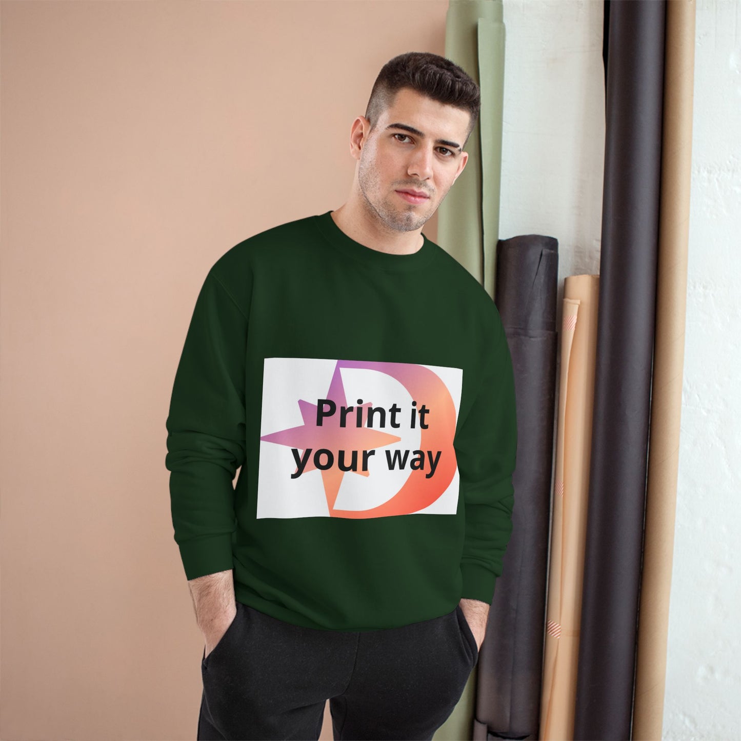 Champion Sweatshirt Customizable Sweatshirt
