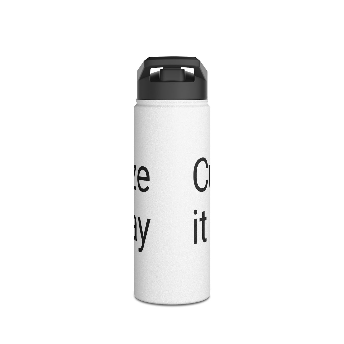 Custom Stainless Steel Water Bottle - Motivational Drinkware for Outdoors, Gym, School, Travel, Fitness - Ideal Gift for Active Lifestyles