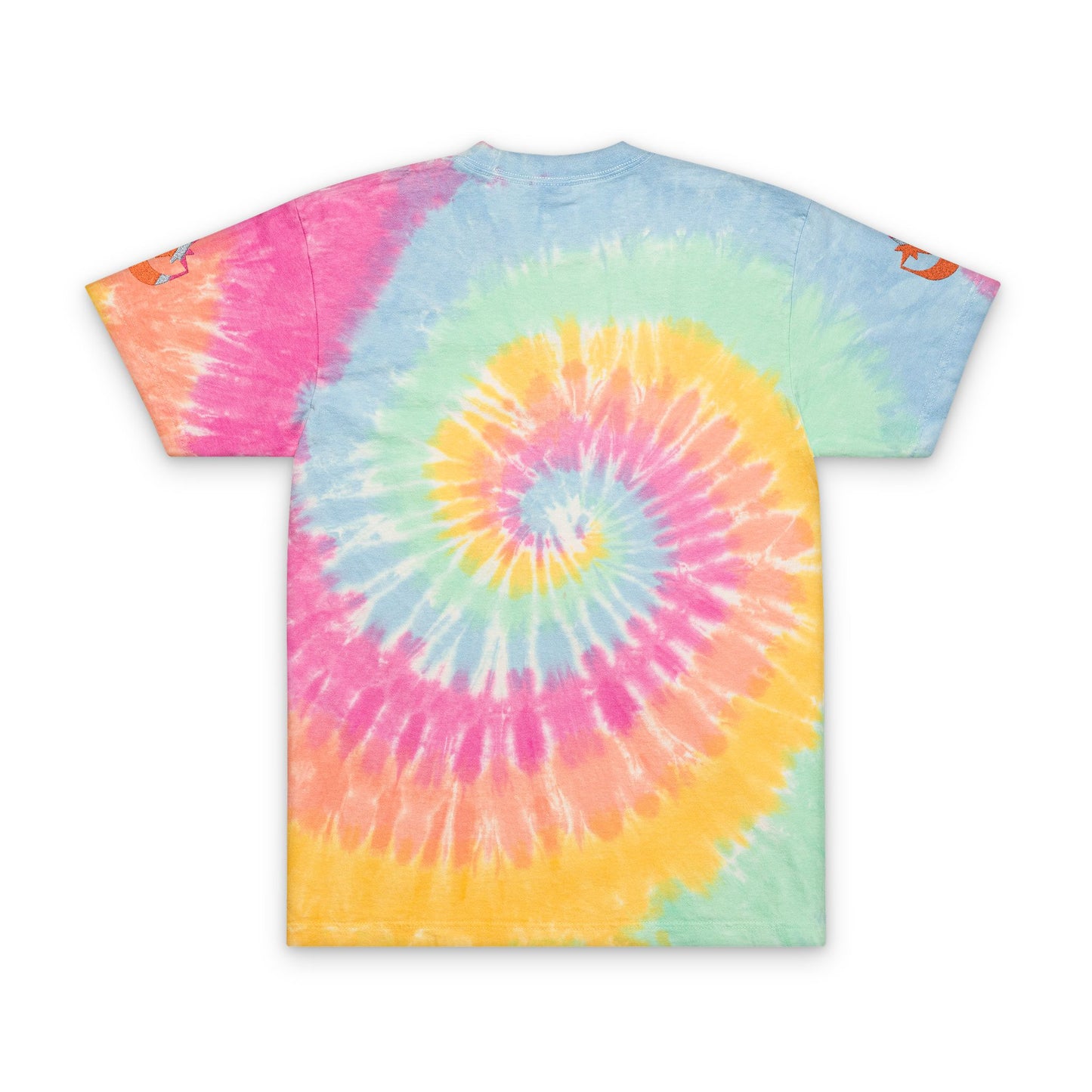 Customizable Tie-Dye T-Shirt Embroidered Oversized Shirt