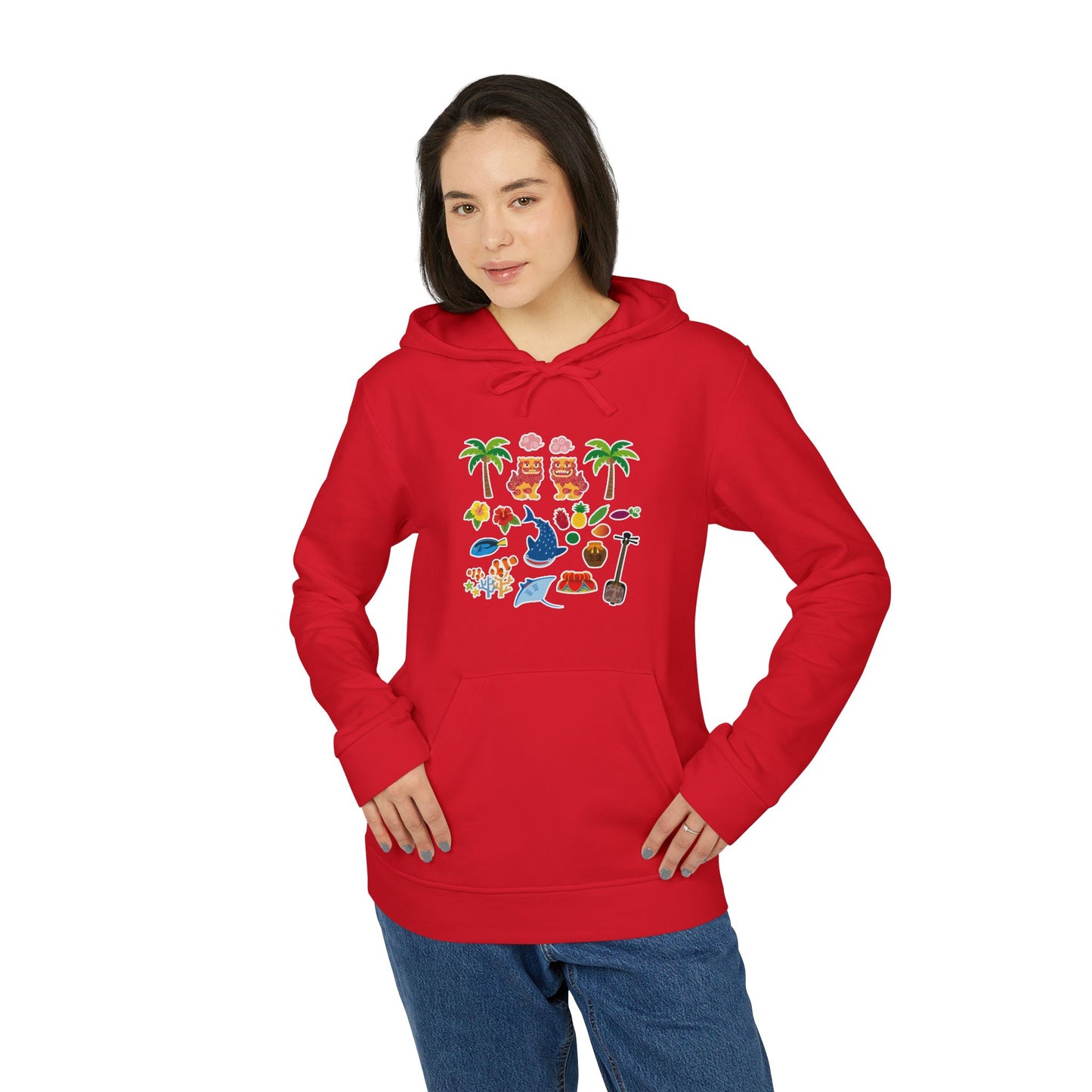 Tropical Paradise Fleece Hoodie