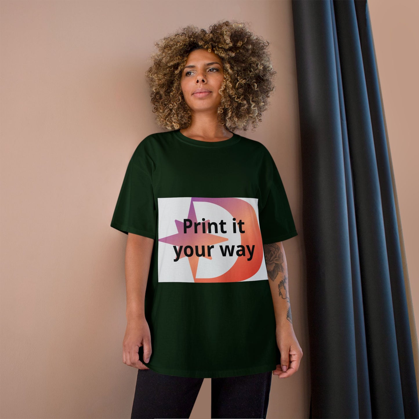Champion T-Shirt — Customizable Logo Tee