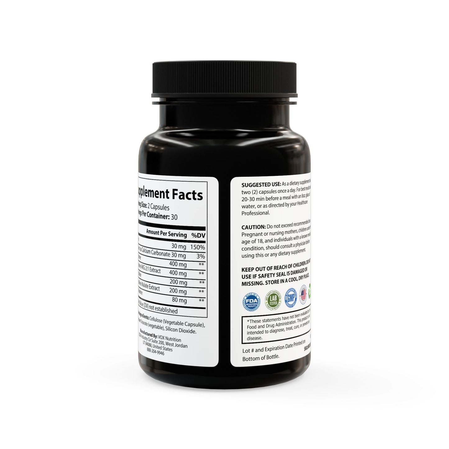 Dilatancy L-Arginine Supplement (60 Capsules)