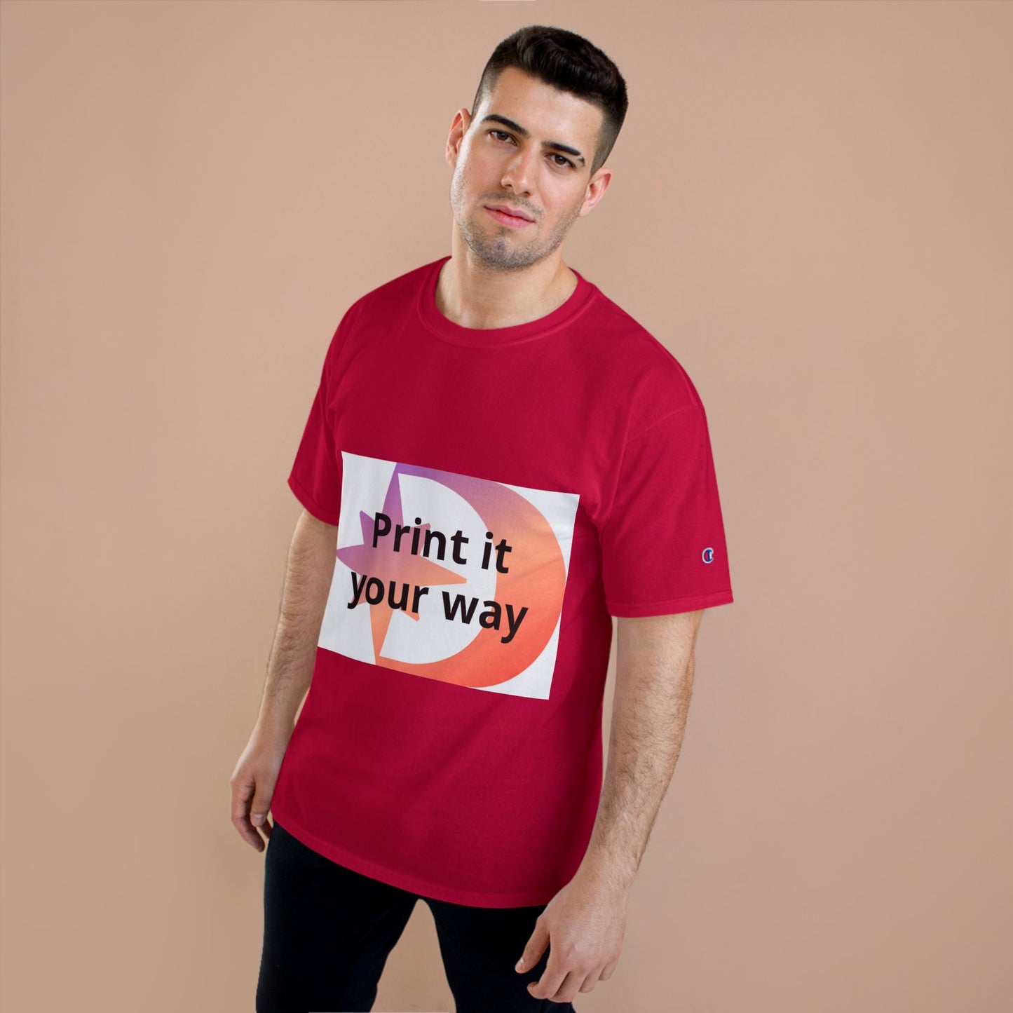 Champion T-Shirt — Customizable Logo Tee