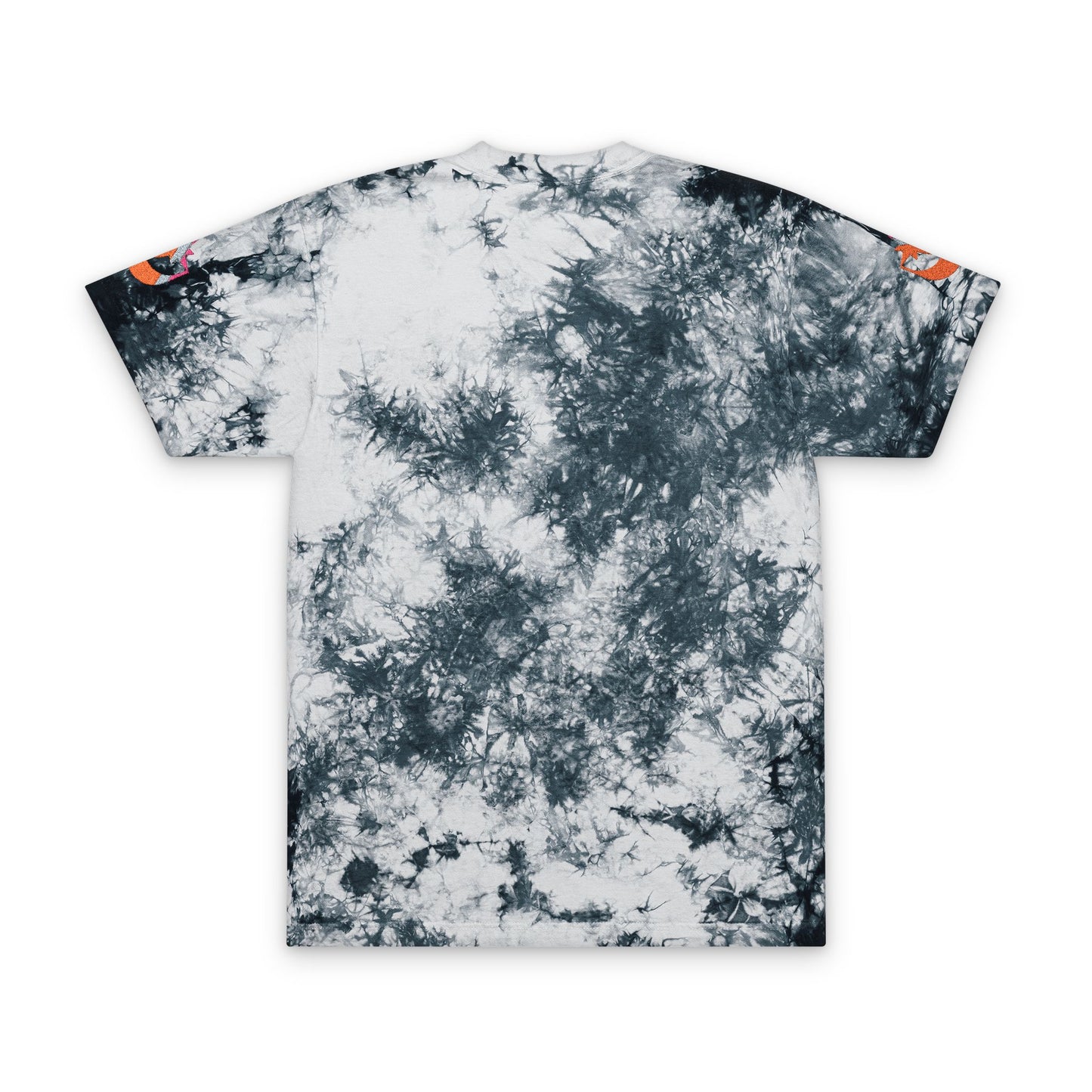 Customizable Tie-Dye T-Shirt Embroidered Oversized Shirt