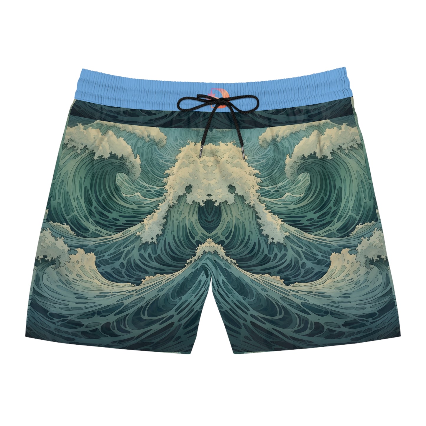 Customizable Men's Mid-Length Swim Shorts