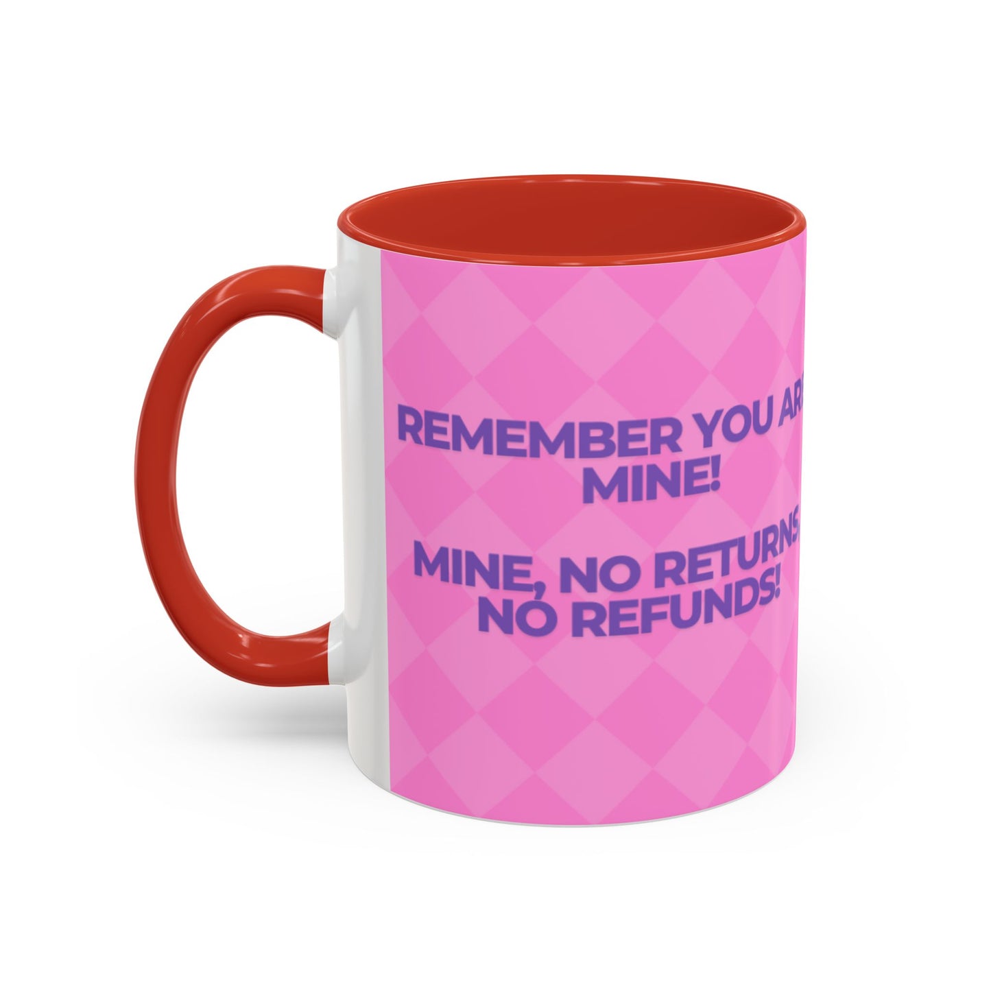 Playful Accent Coffee Mug Perfect Gift for Couples, Humor, Love, Valentines Day, Relationship Celebration, Funny Drinkware