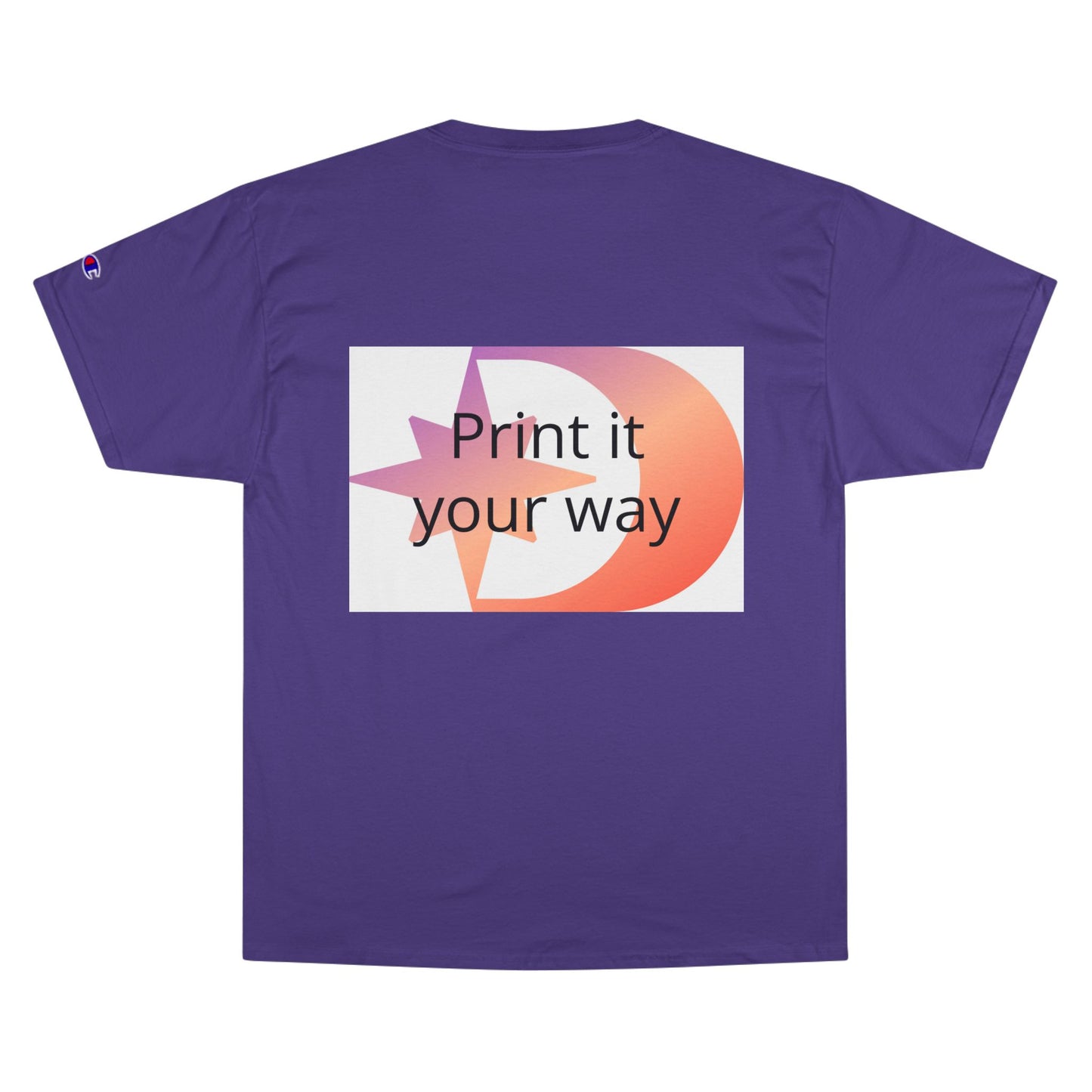 Champion T-Shirt — Customizable Logo Tee