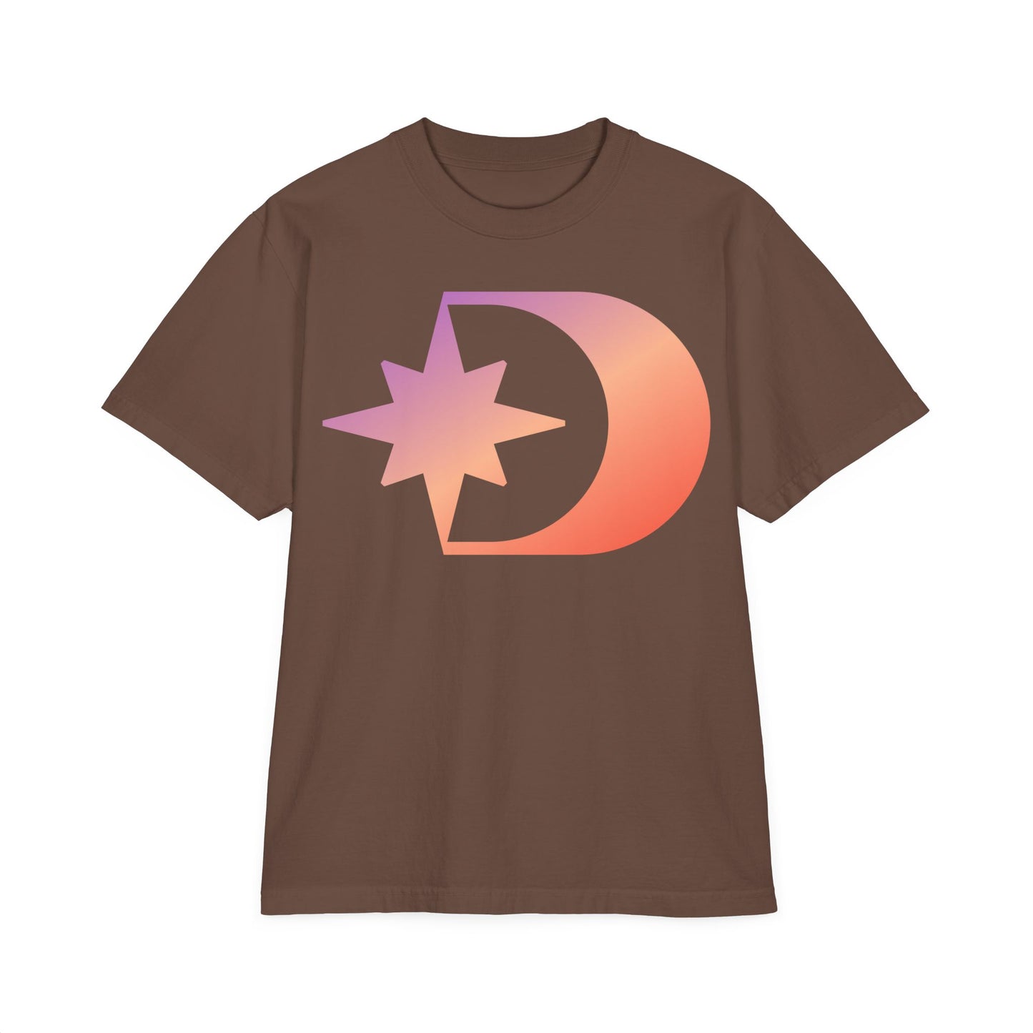 Customizable Unisex Garment-Dyed Drop-Shoulder T-Shirt