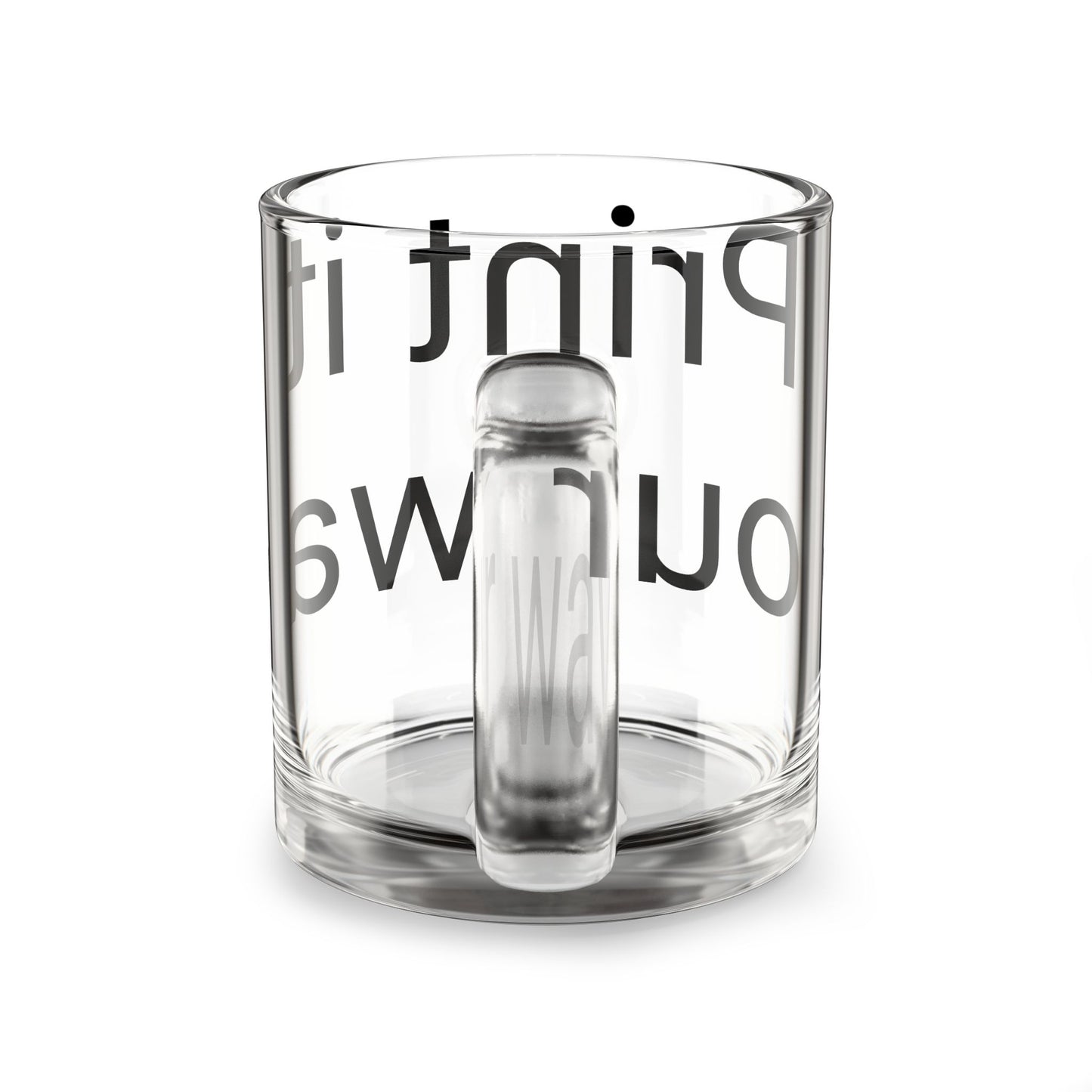 Personalized Glass Mug, Custom Drinkware, Perfect Gift for Coffee Lovers, Unique Home Decor, Ideal for Birthdays, Holidays