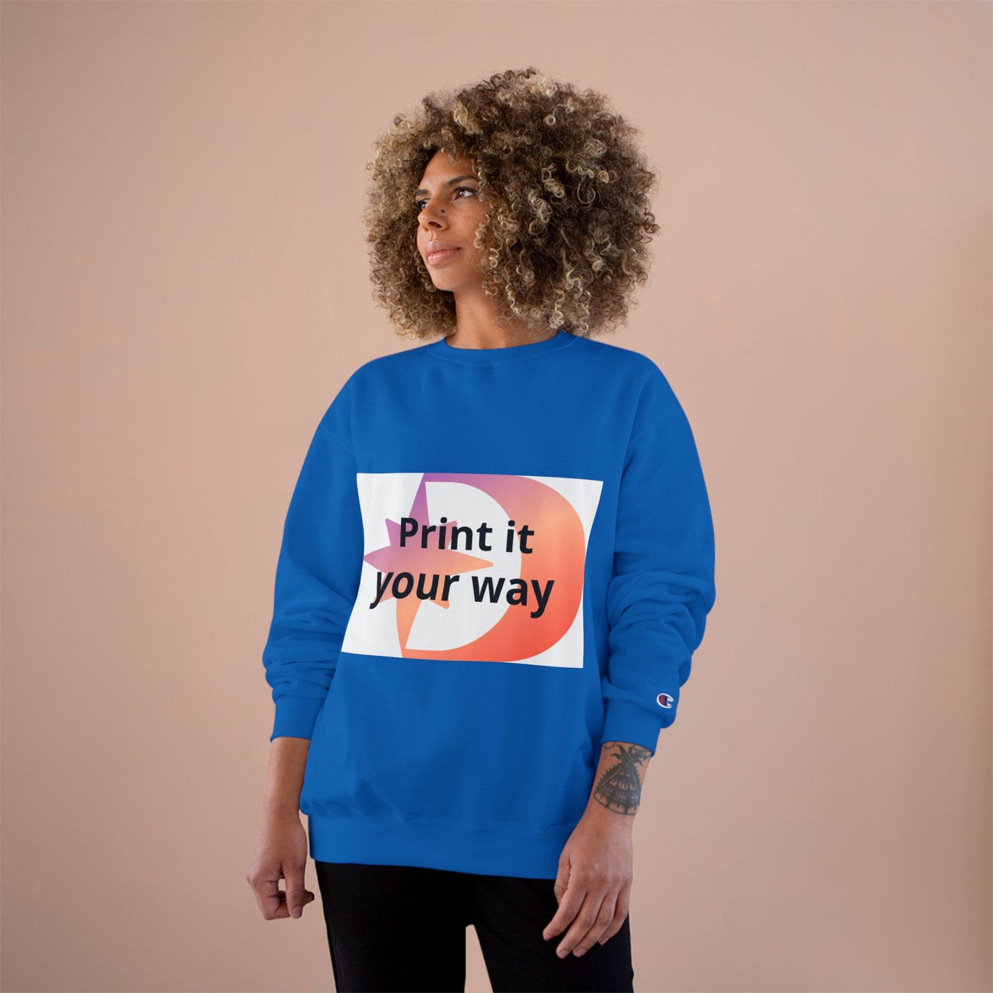 Champion Sweatshirt Customizable Sweatshirt