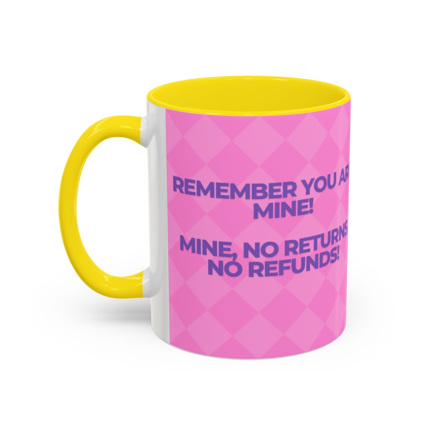 Playful Accent Coffee Mug Perfect Gift for Couples, Humor, Love, Valentines Day, Relationship Celebration, Funny Drinkware