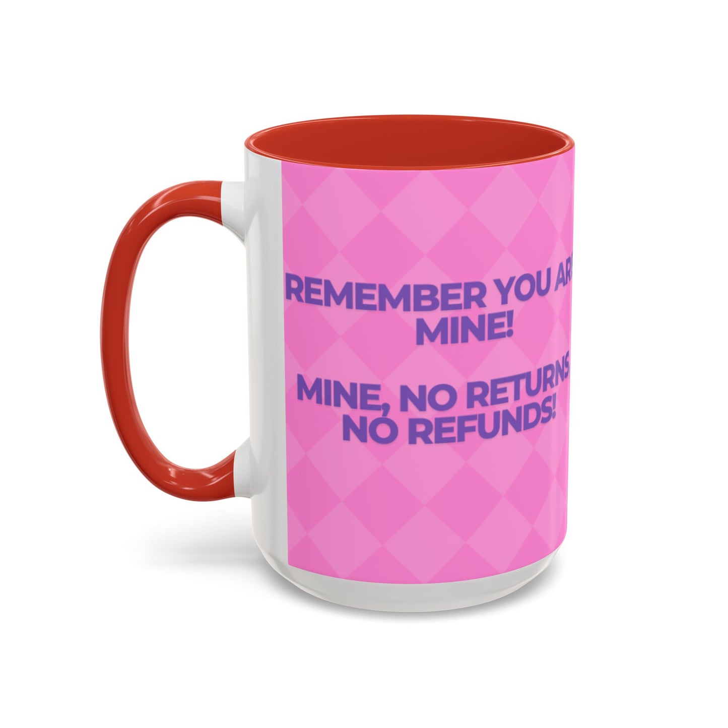 Playful Accent Coffee Mug Perfect Gift for Couples, Humor, Love, Valentines Day, Relationship Celebration, Funny Drinkware
