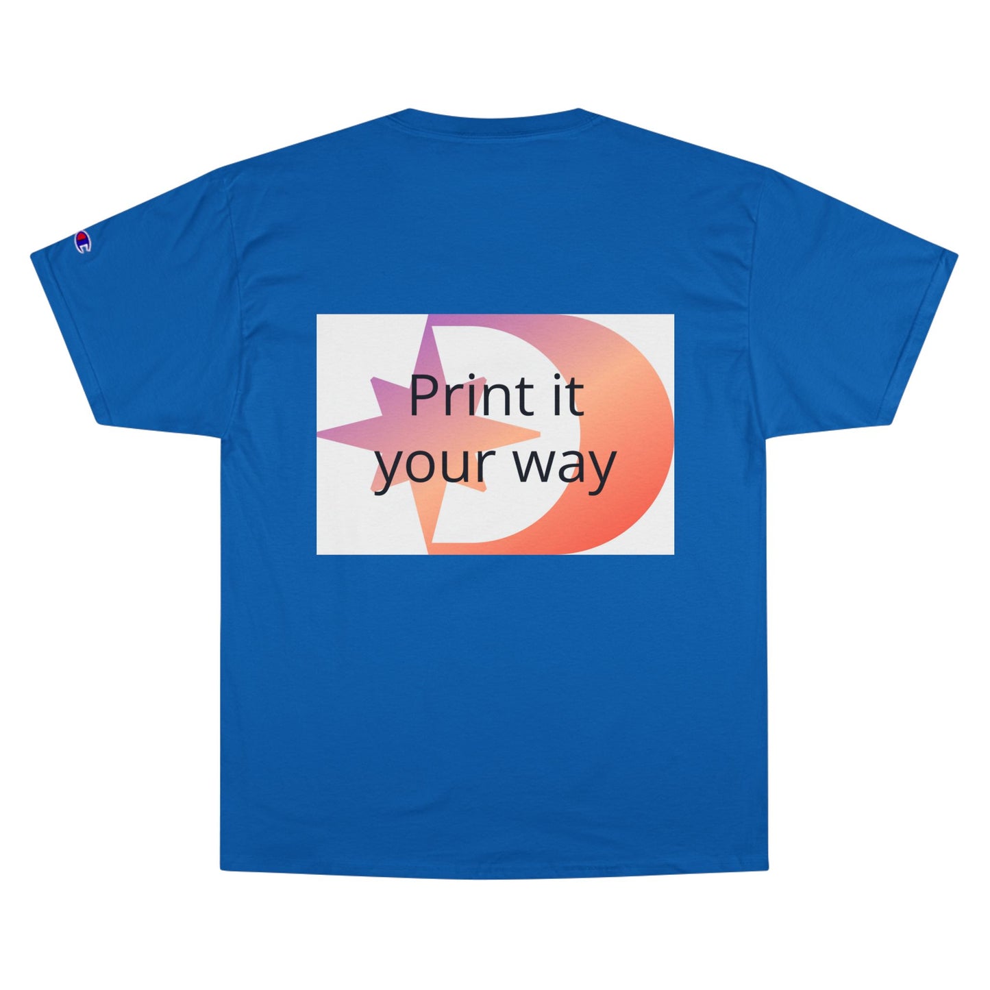 Champion T-Shirt — Customizable Logo Tee