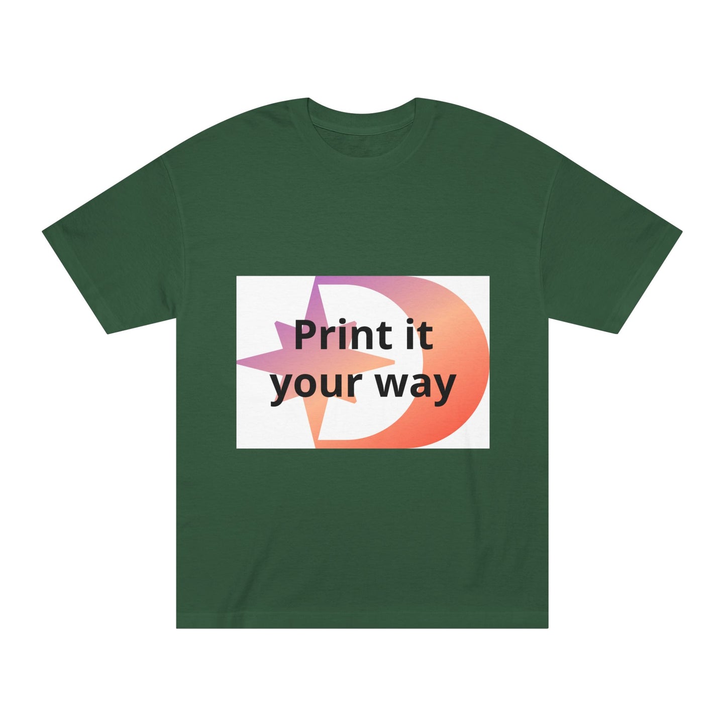 American Apparel Customizable Tee Customizable Graphic Shirt