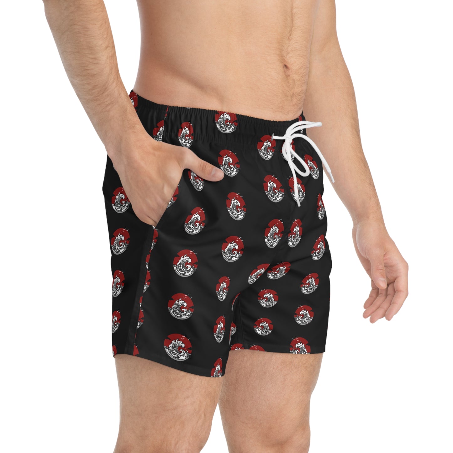 Customizable Men's Swim Trunks Beach Shorts