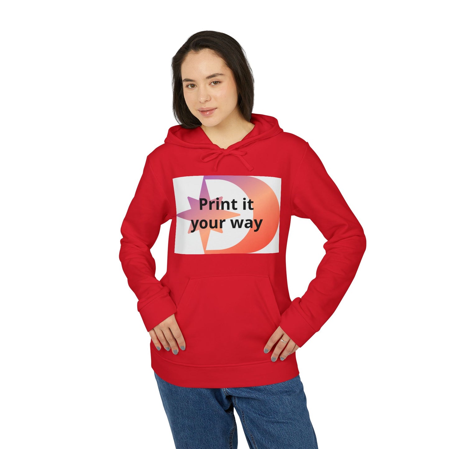 Adidas Minimalist Customizable White Hoodie