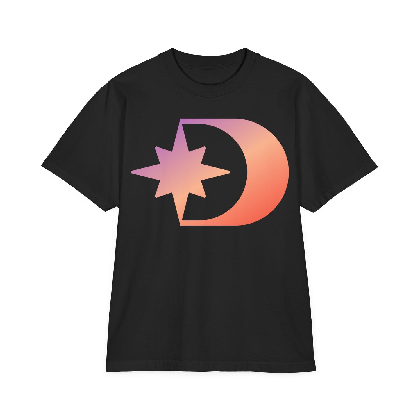 Customizable Unisex Garment-Dyed Drop-Shoulder T-Shirt