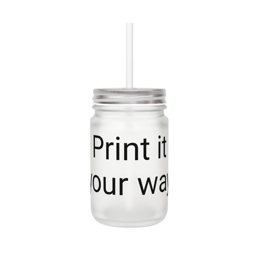 Personalized Mason Jar Drinkware, Customizable Straw Mug, Perfect for Gifts, Parties, Home Decor, Summer Fun