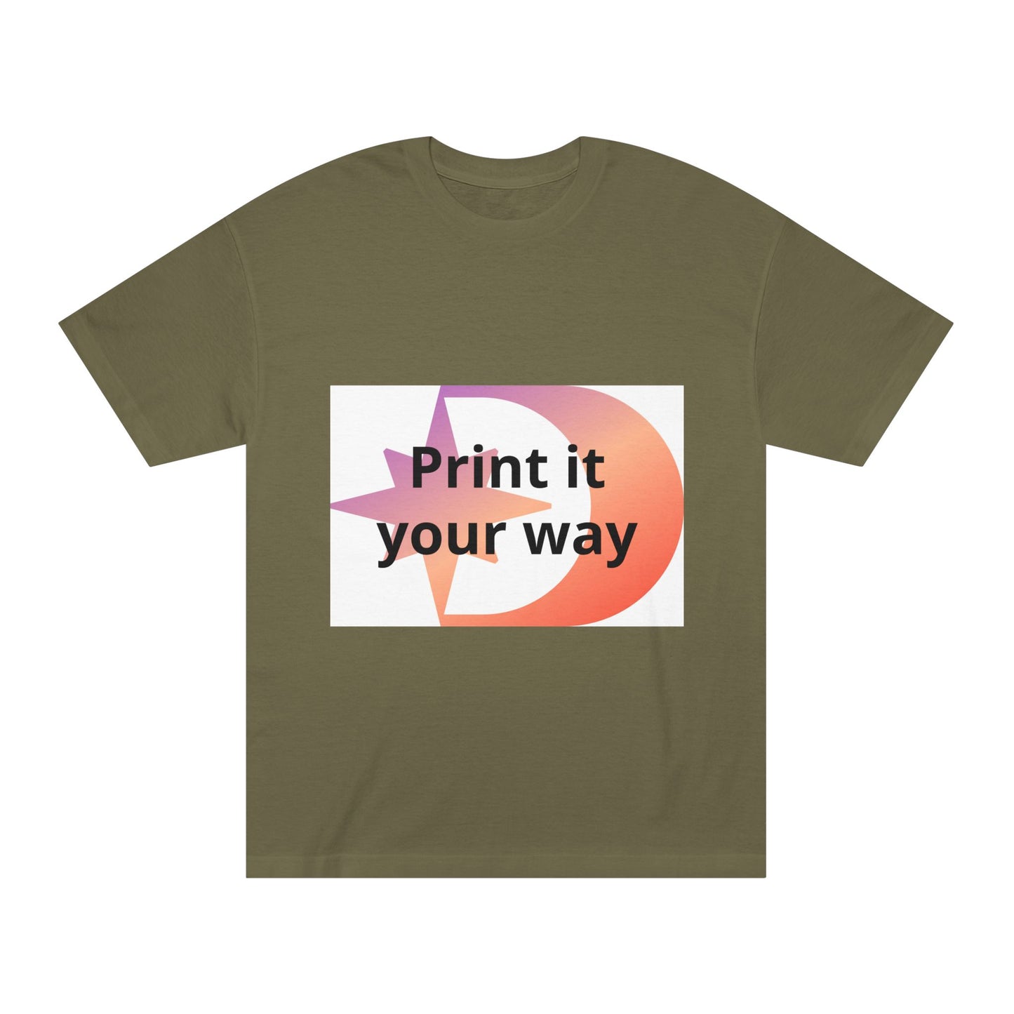 American Apparel Customizable Tee Customizable Graphic Shirt