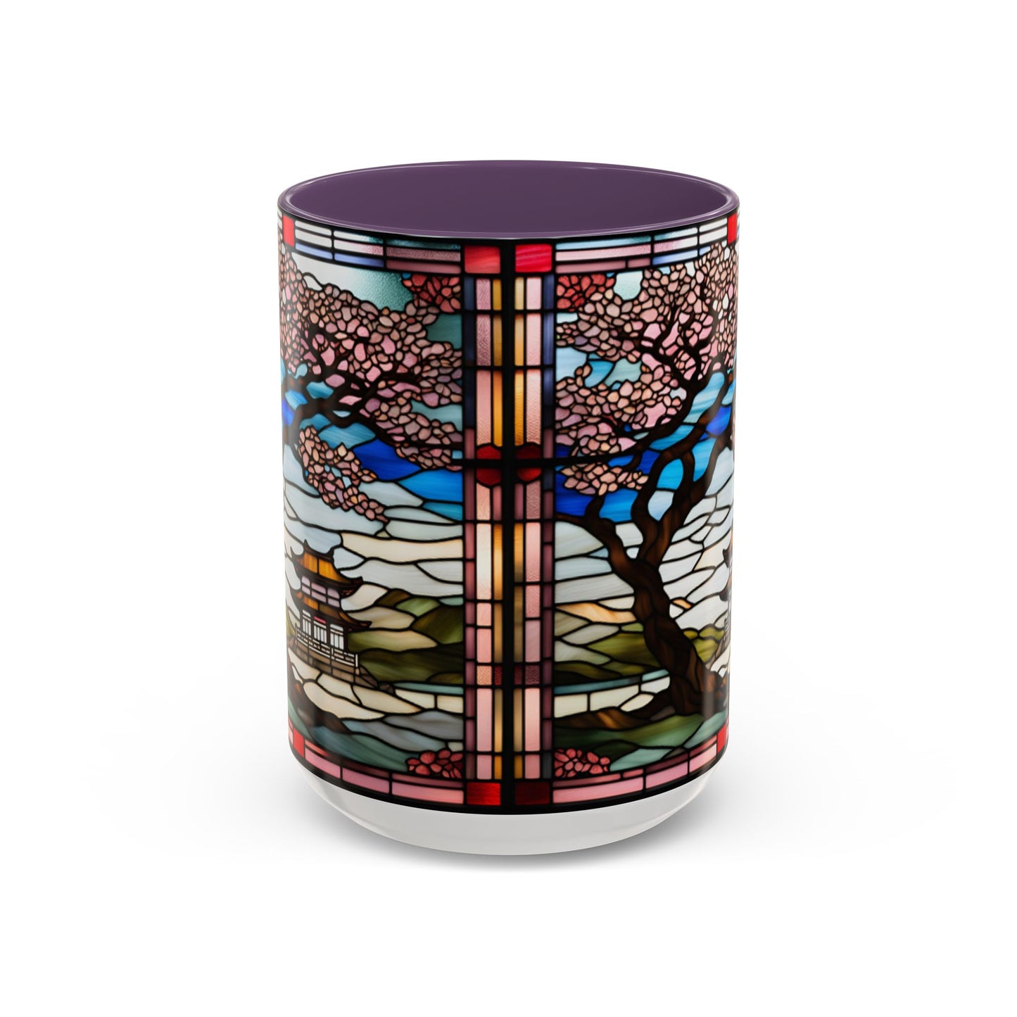 Cherry Blossom Accent Coffee Mug, Aesthetic Floral Mug, Tea Lover Gift, Spring Decor, Unique Housewarming, Ceramic Cup