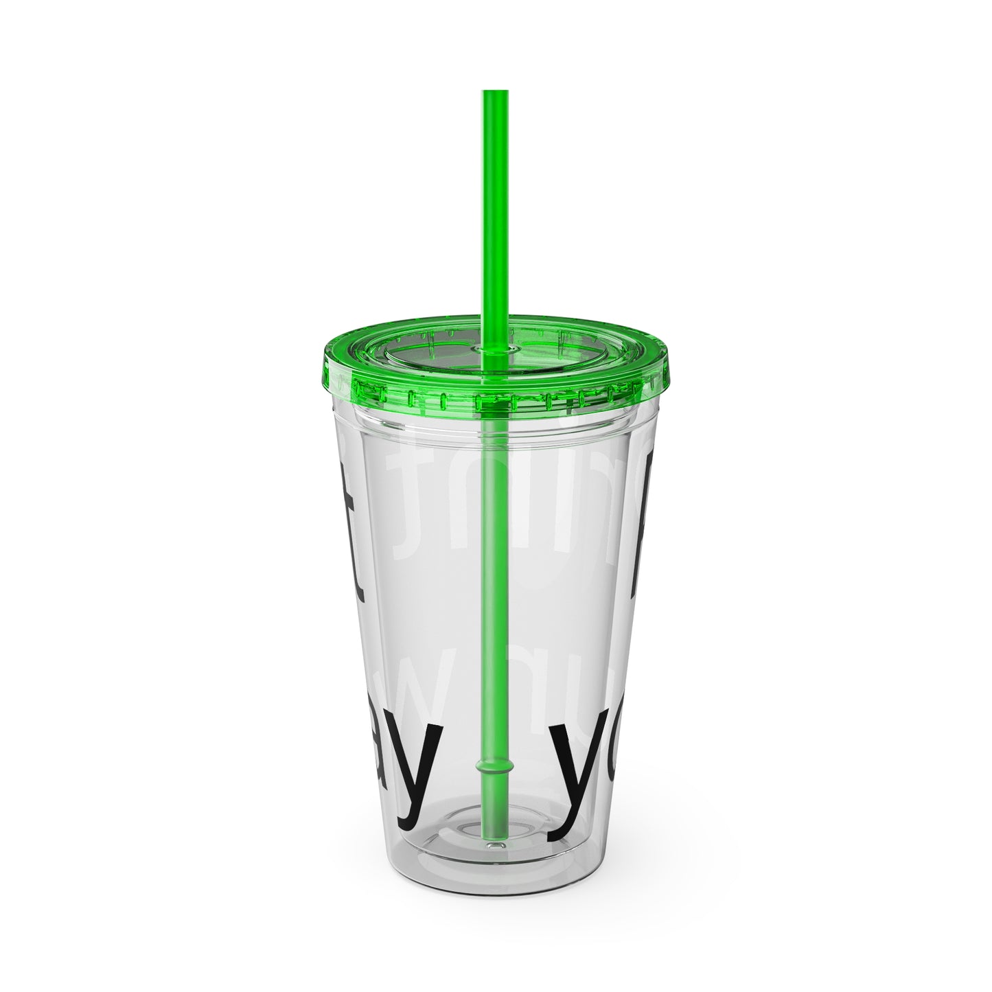Sunsplash Tumbler with Straw | Motivational Travel Mug for Coffee Lovers, Reusable Drink Container, Eco-Friendly Gift, Summer Vibes