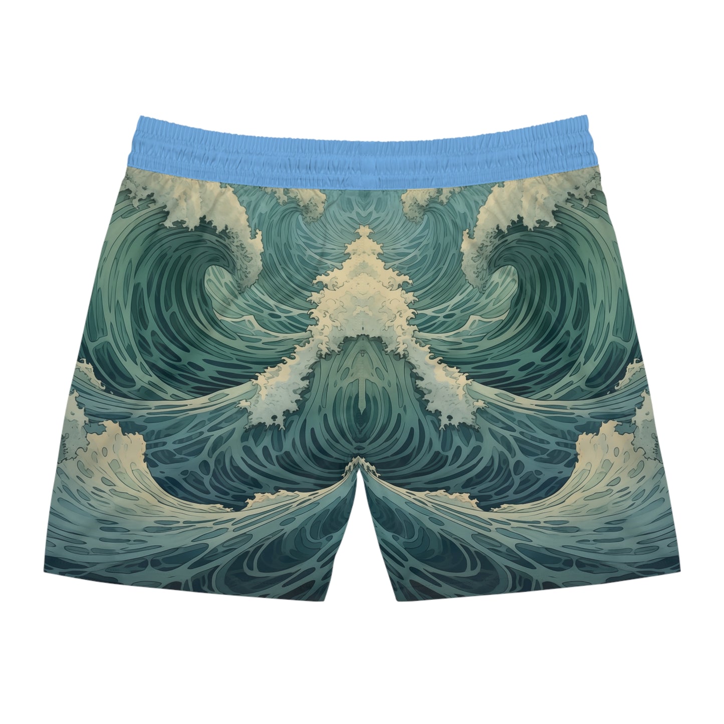 Customizable Men's Mid-Length Swim Shorts