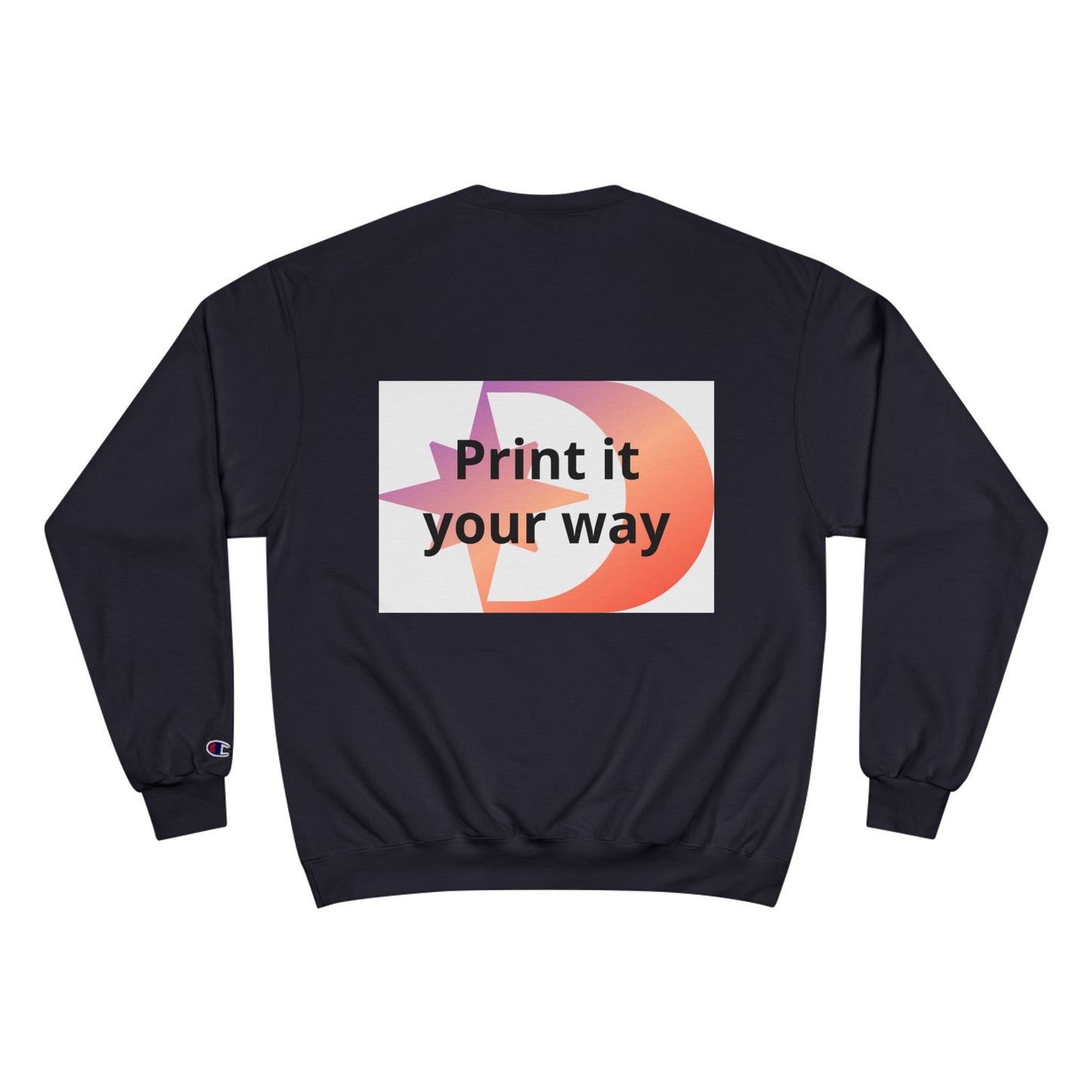 Champion Sweatshirt Customizable Sweatshirt