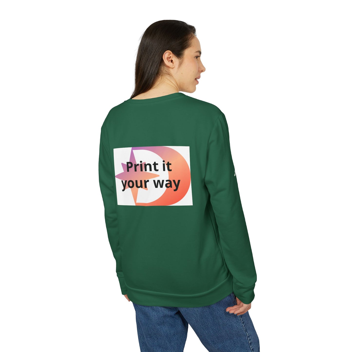 Adidas Customizable Crewneck Sweatshirt