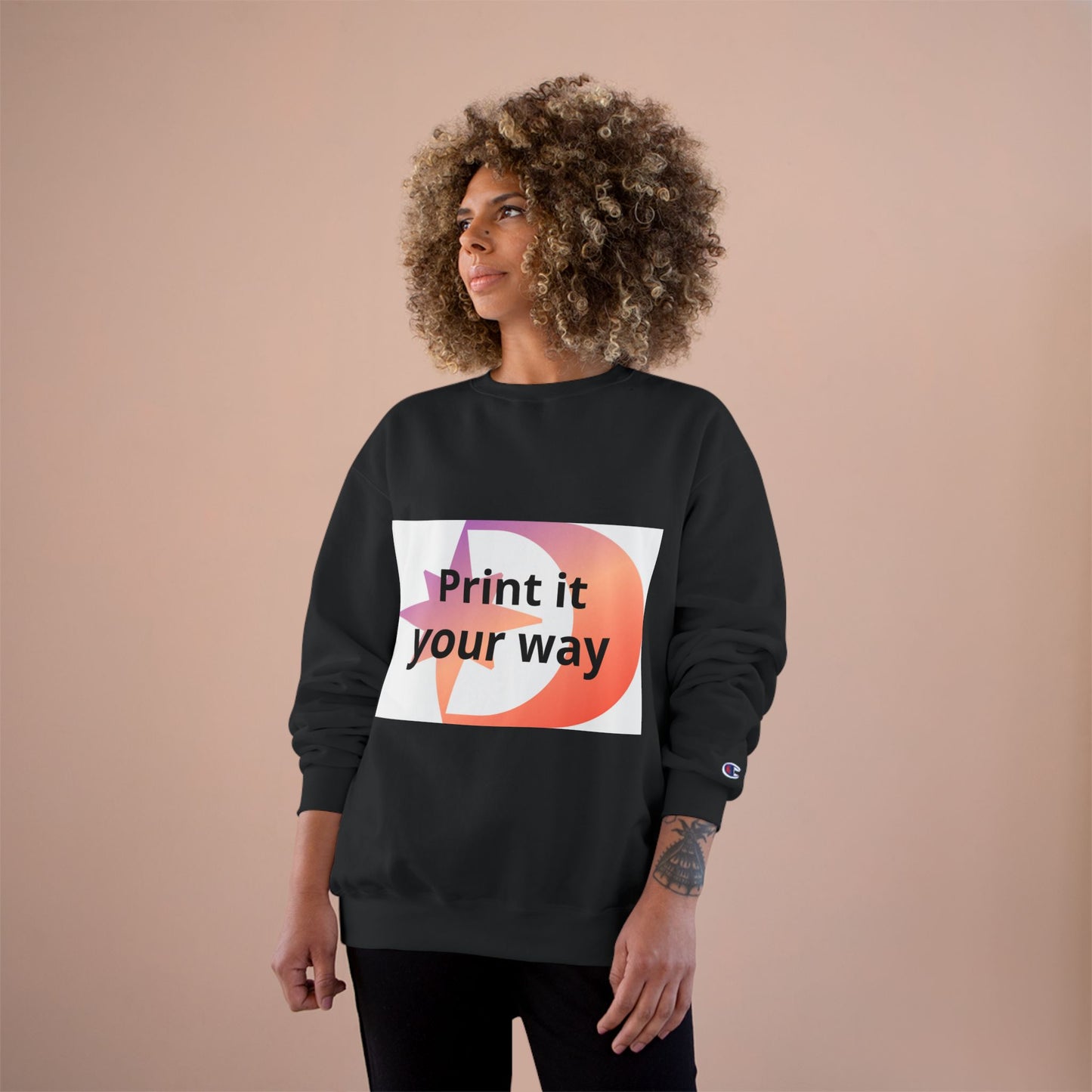 Champion Sweatshirt Customizable Sweatshirt