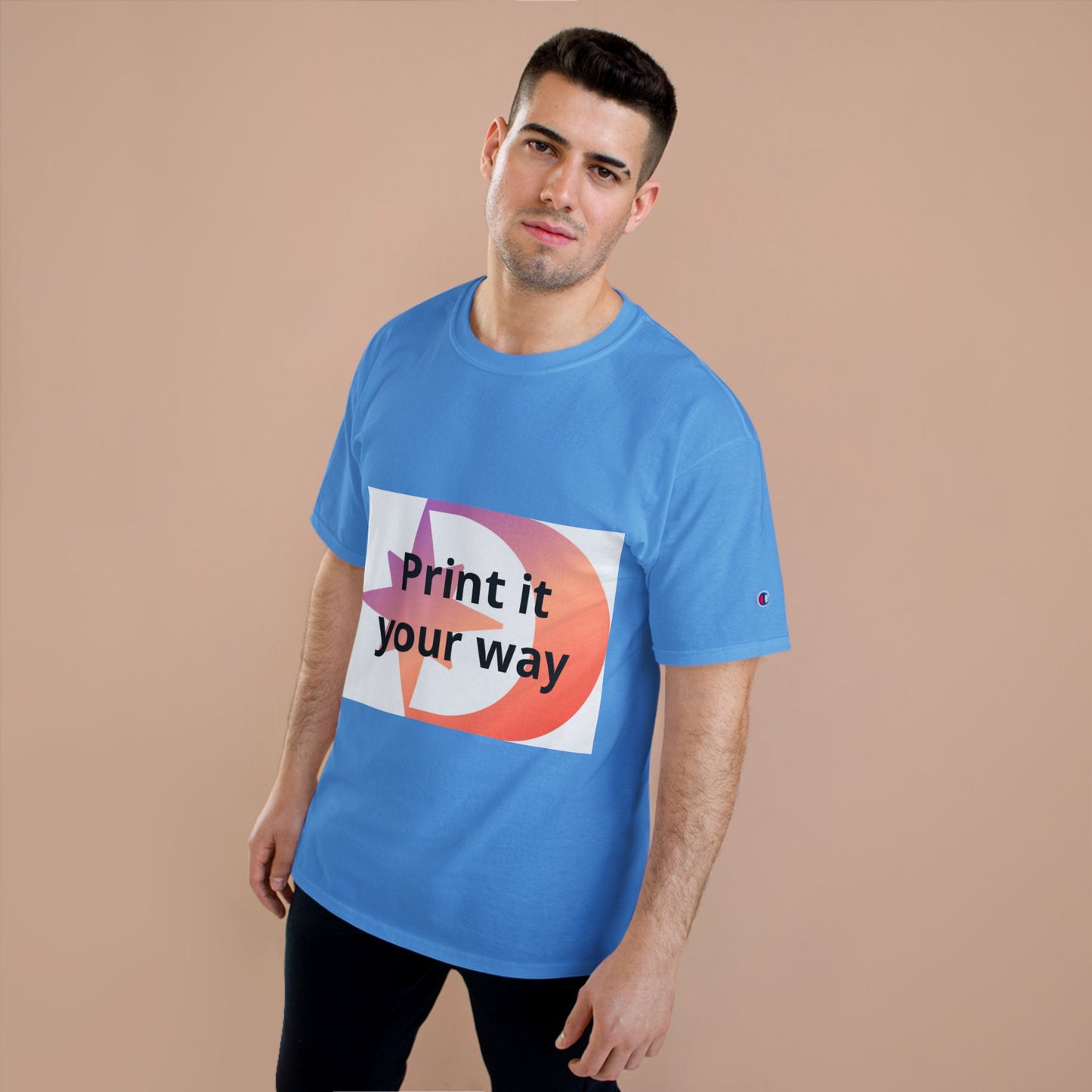 Champion T-Shirt — Customizable Logo Tee