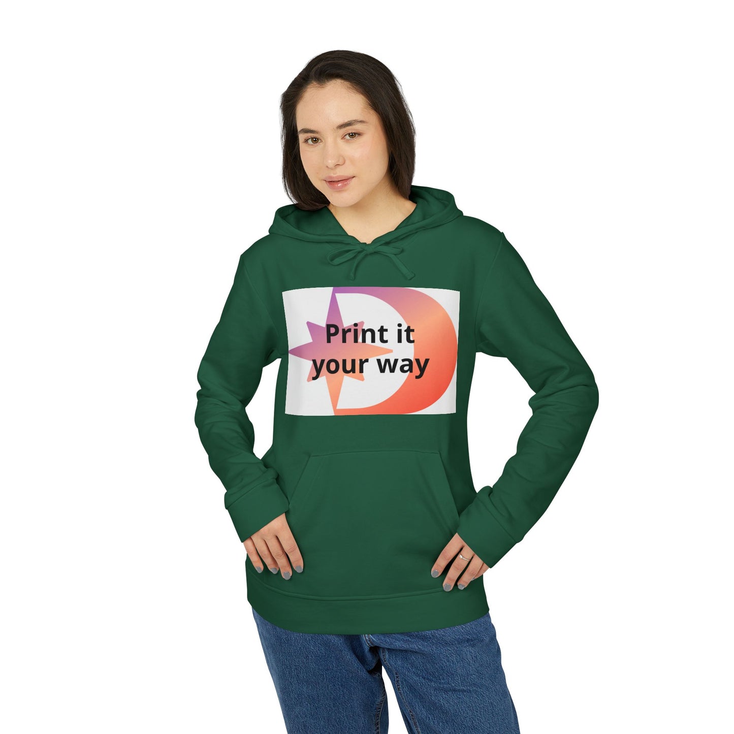 Adidas Minimalist Customizable White Hoodie