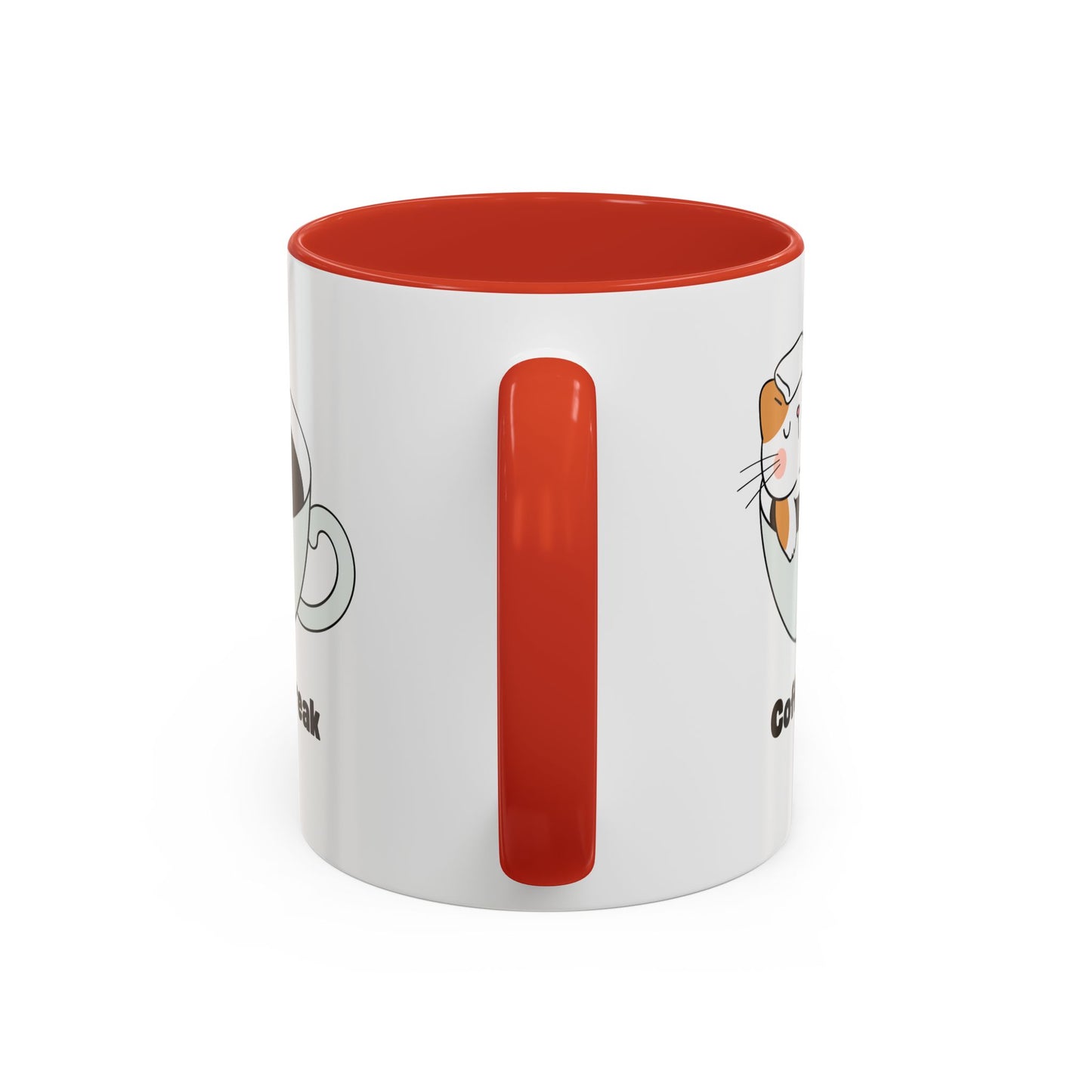 Onsen Neko Coffee Mug, 11oz - Ceramic Tea Cup with Japanese Cat Design, Cute Cat Lover Gift, Porcelain Cat Mug, Kitty Coffee Cup, Kawaii